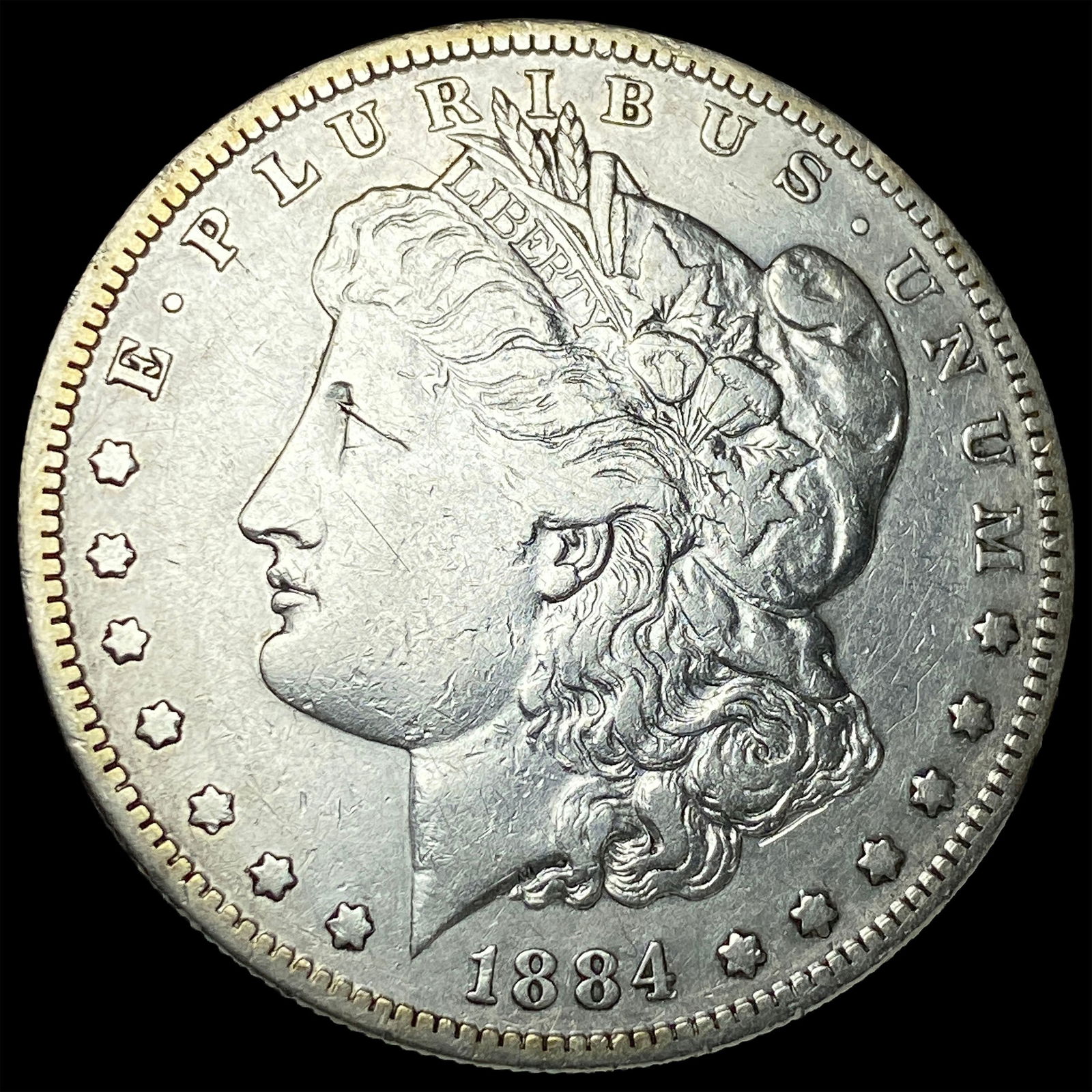 1884-O Silver Morgan Dollar LIGHTLY CIRCULATED: 1884-O Silver Morgan Dollar LIGHTLY CIRCULATED
