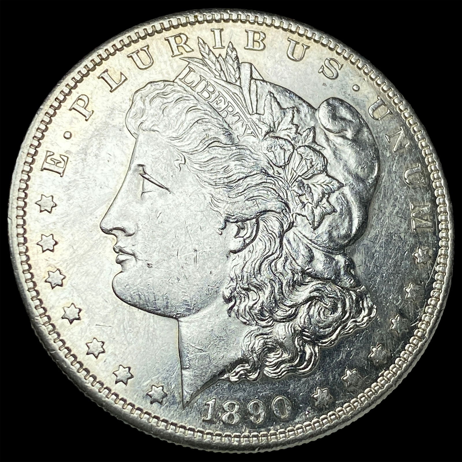 1890-S Silver Morgan Dollar CLOSELY UNCIRCULATED (1 of 2)