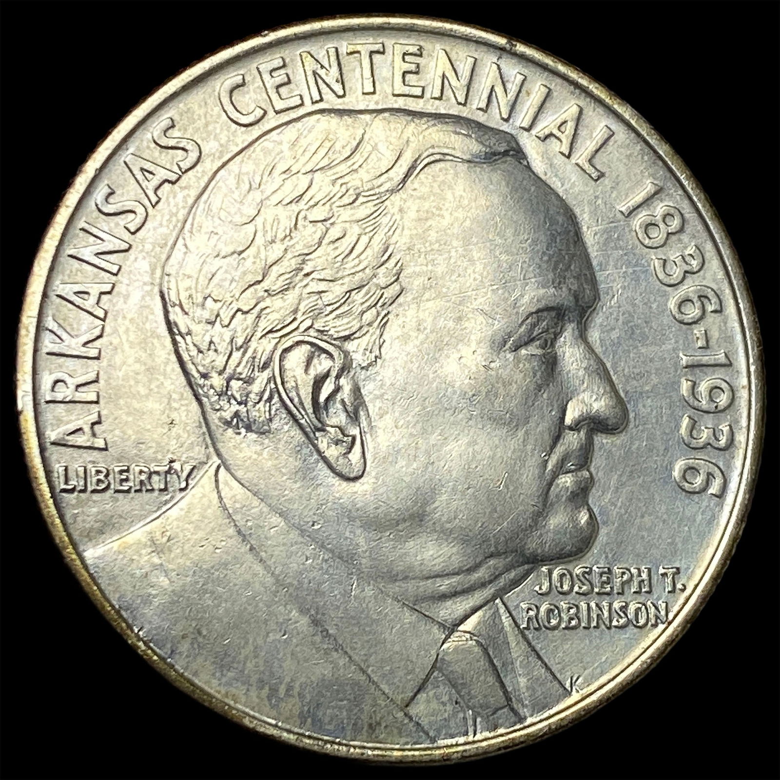1936 Arkansas Centennial Silver Half Dollar UNCIRCULATED (1 of 2)