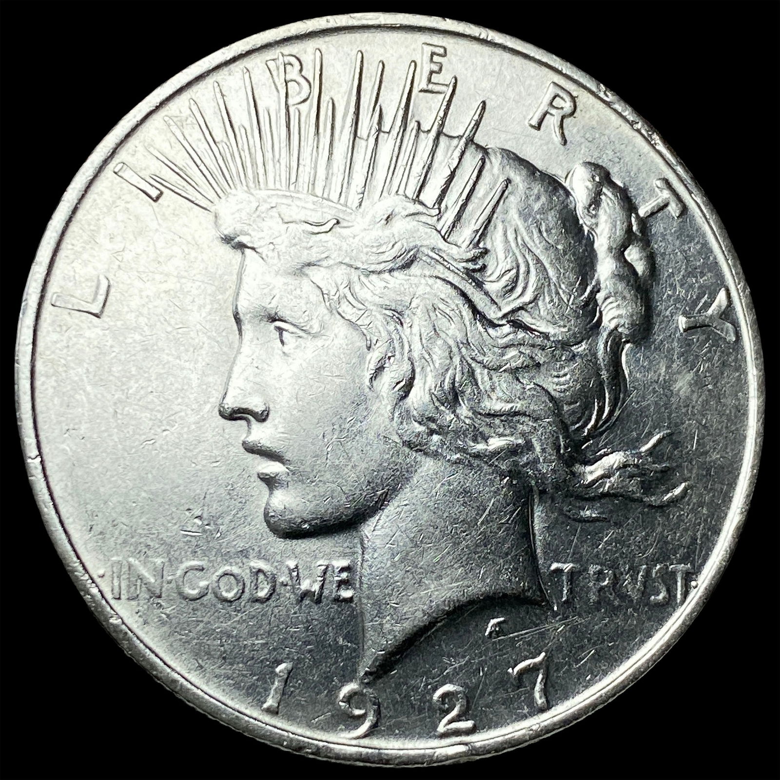 1927 Silver Peace Dollar UNCIRCULATED: 1927 Silver Peace Dollar UNCIRCULATED