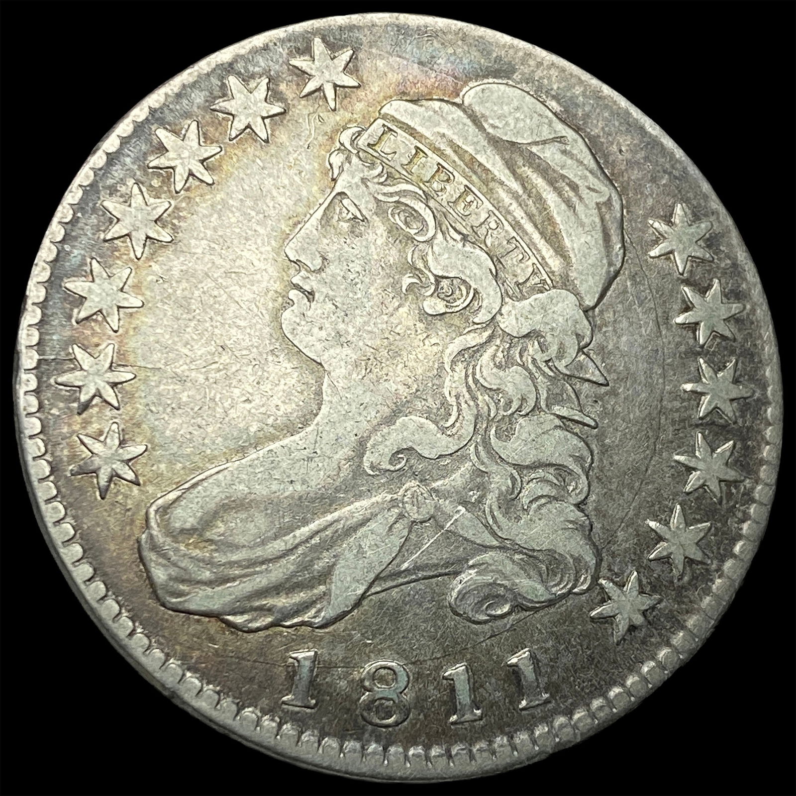 1811 Capped Bust Half Dollar NEARLY UNCIRCULATED (1 of 2)