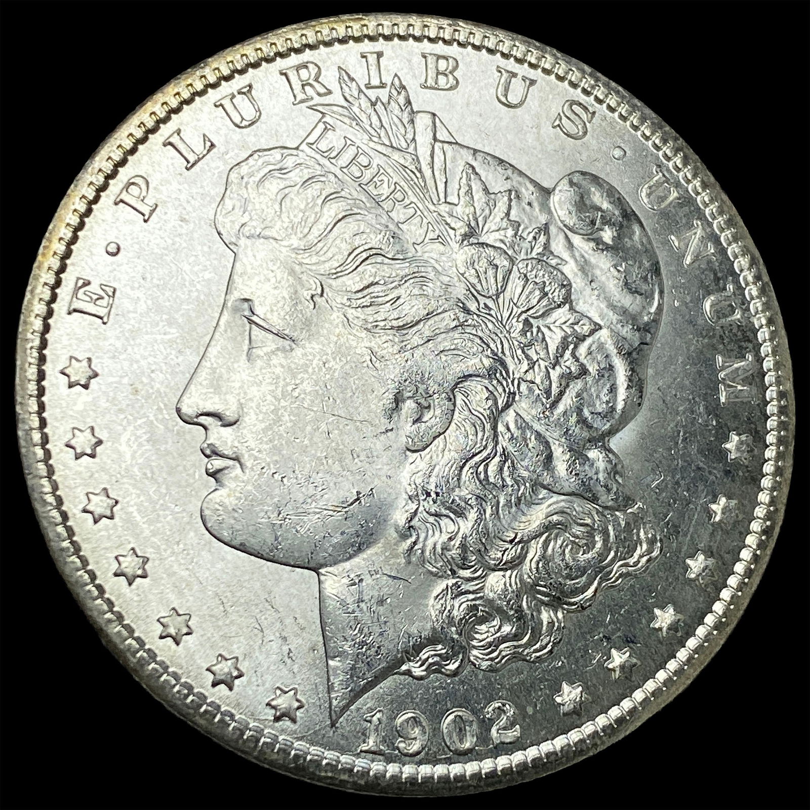 1902-O Silver Morgan Dollar CHOICE BU (1 of 2)