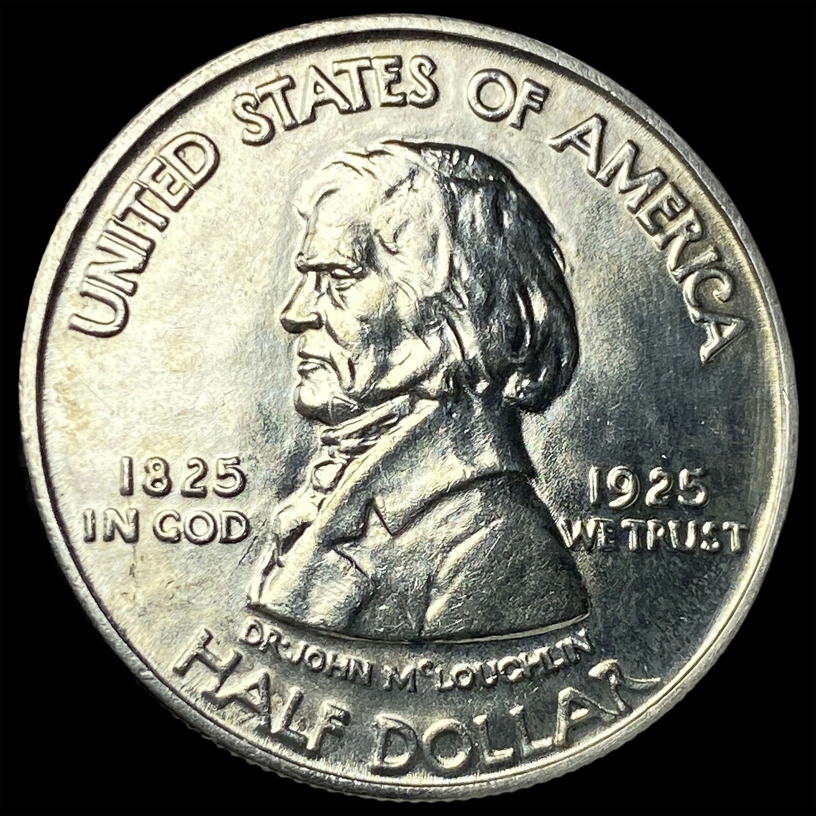 1925 Silver Fort Vancouver Half Dollar CLOSELY UNCIRCULATED (1 of 2)