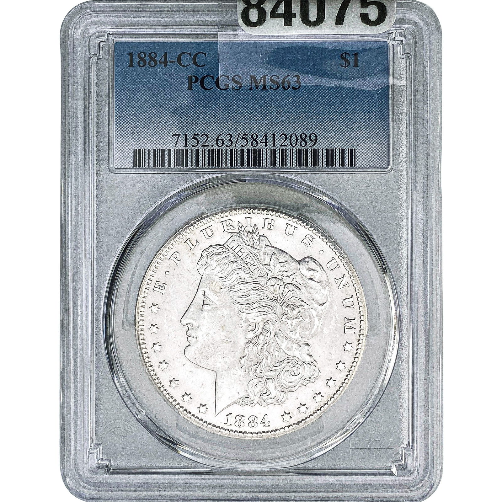 1884-CC Morgan Silver Dollar PCGS S63 (1 of 2)
