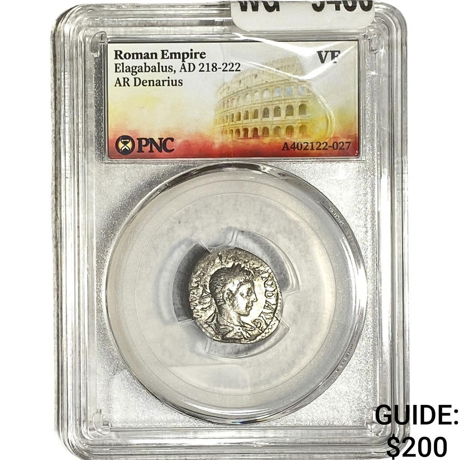 Roman Empire Elagabalus 218-222 AD Silver Denarius PNC VFFALSE FALSE: Roman Empire Elagabalus 218-222 AD Silver Denarius PNC VFFALSE FALSE