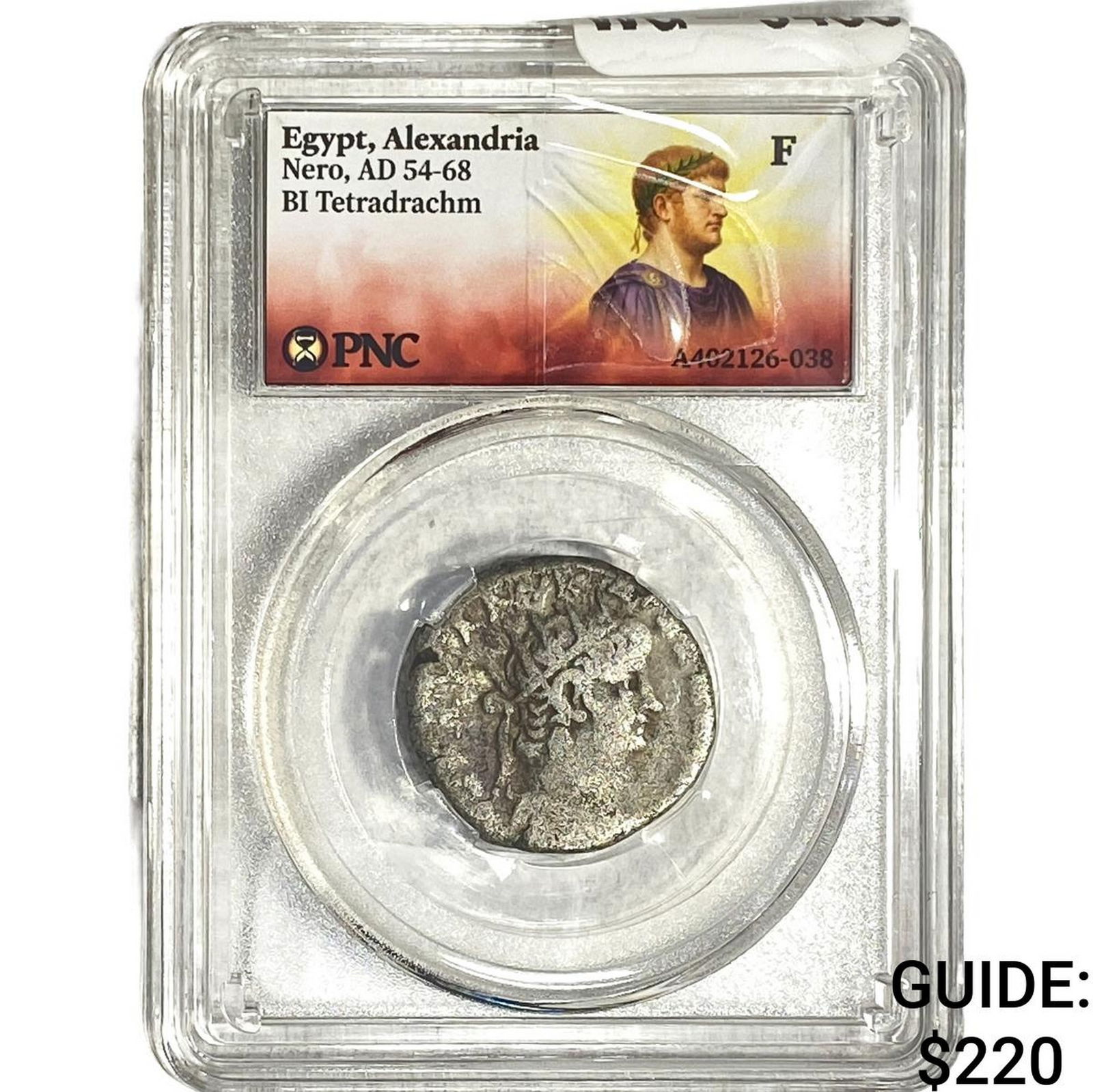 Roman Egypt, Alexandria, 54-68AD Nero Bi Tetradrachm PNC FFALSE FALSE: Roman Egypt, Alexandria, 54-68AD Nero Bi Tetradrachm PNC FFALSE FALSE