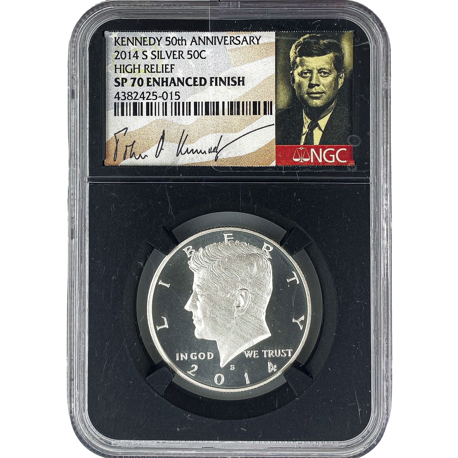 2014-S Kennedy Half Dollar NGC SP70 High Relief (1 of 2)
