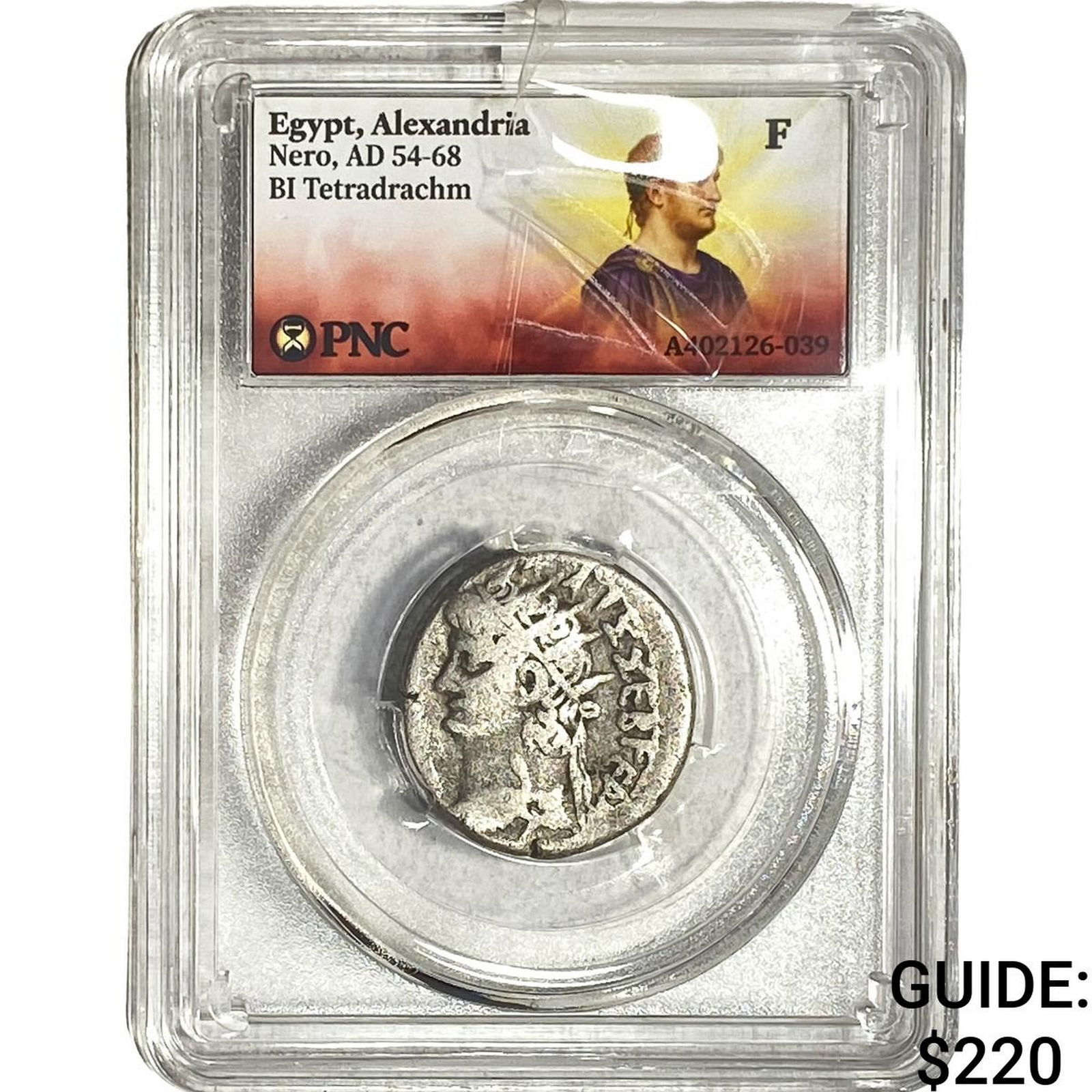 Roman Egypt, Alexandria, 54-68AD Nero Bi Tetradrachm PNC FFALSE FALSE: Roman Egypt, Alexandria, 54-68AD Nero Bi Tetradrachm PNC FFALSE FALSE