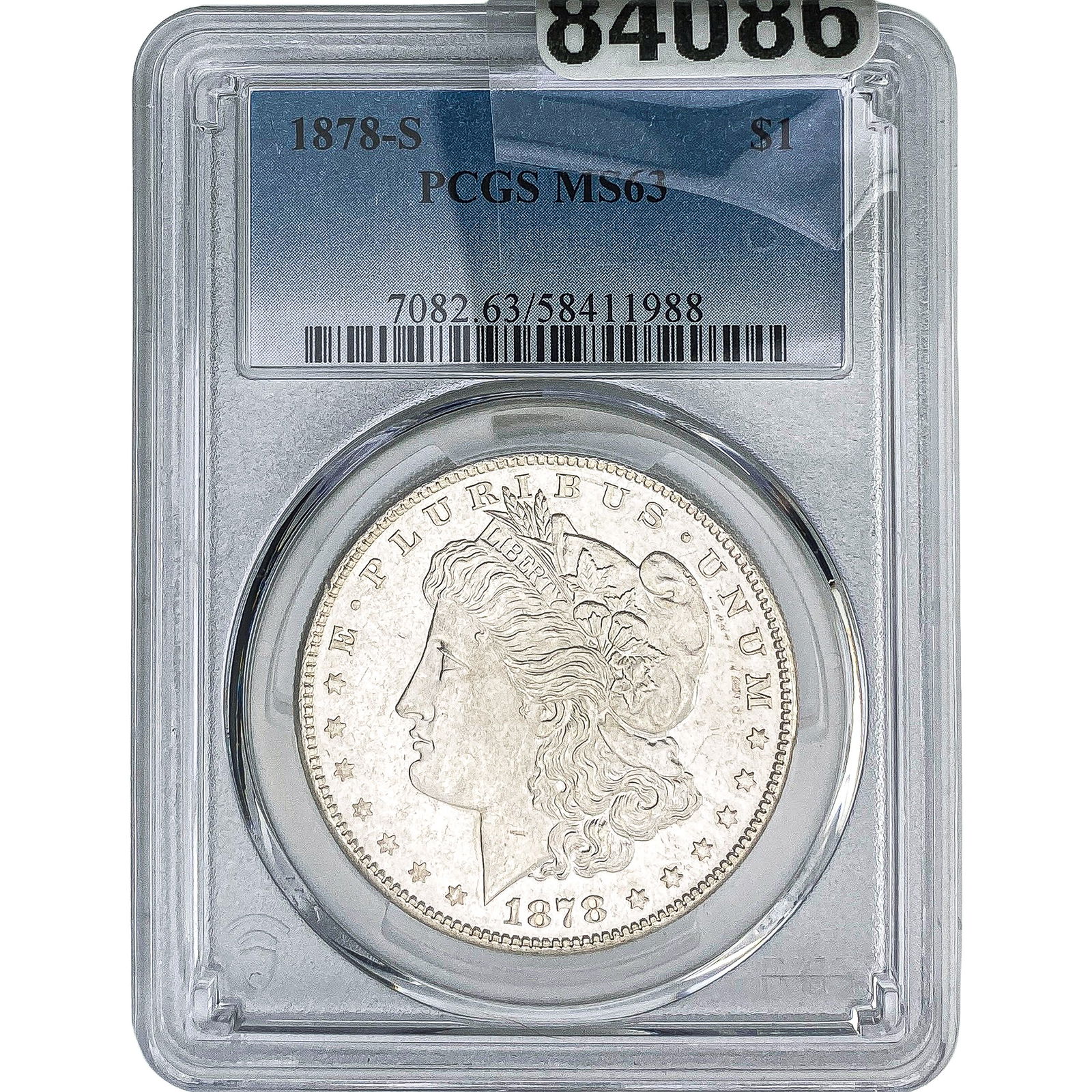1878-S Morgan Silver Dollar PCGS MS63 (1 of 2)