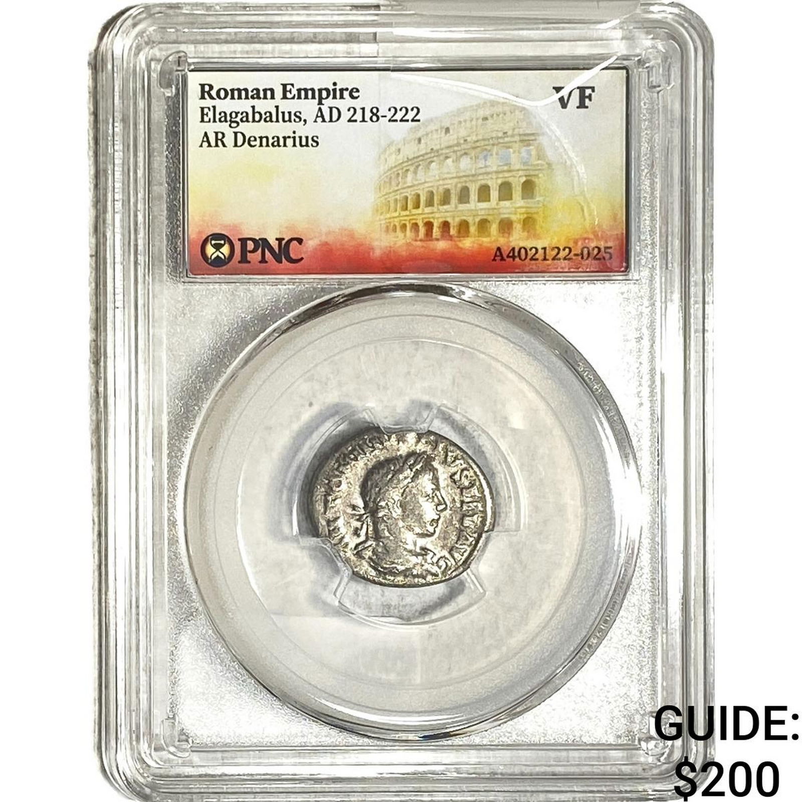 Roman Empire Elagabalus 218-222 AD Silver Denarius PNC VFFALSE FALSE: Roman Empire Elagabalus 218-222 AD Silver Denarius PNC VFFALSE FALSE