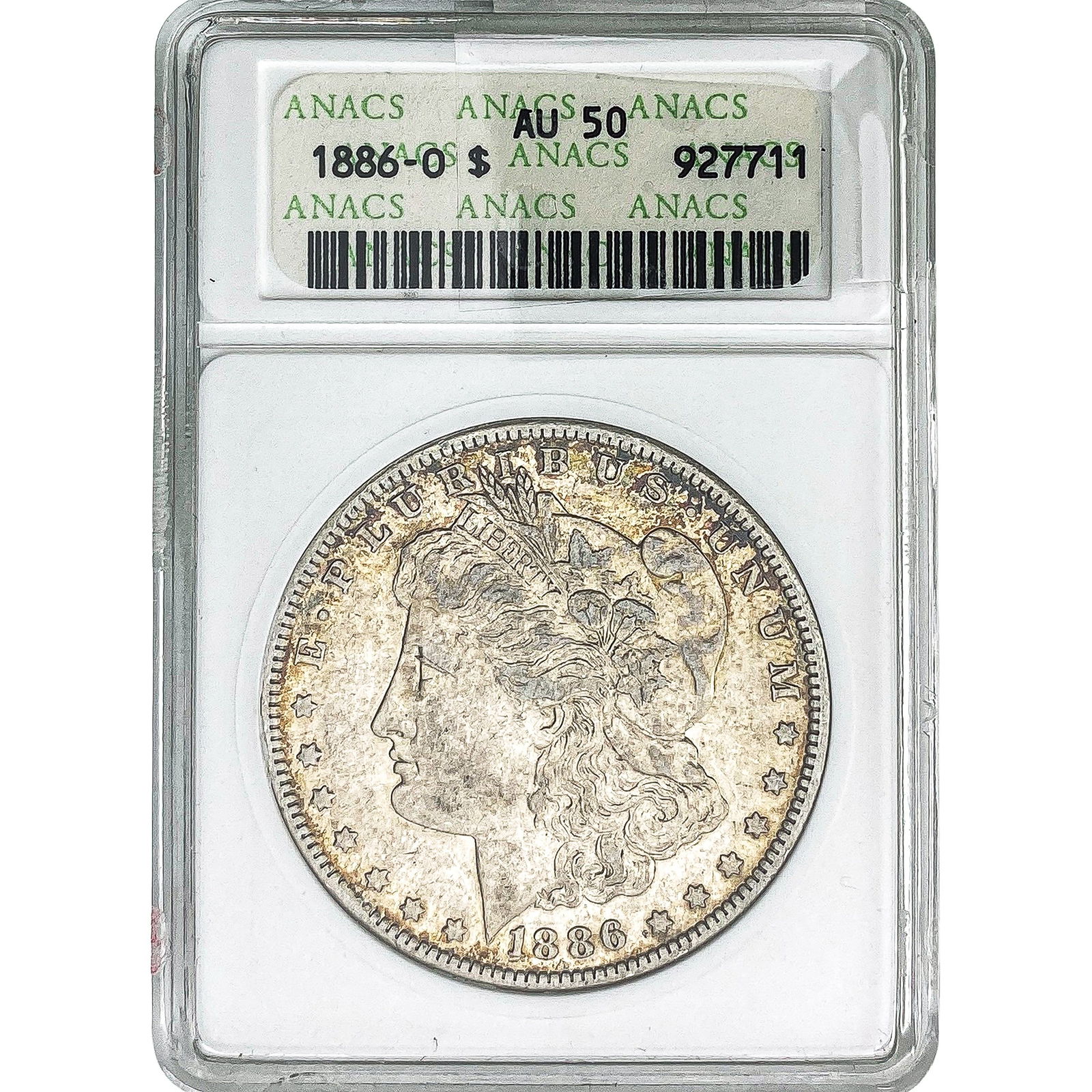 1886-O Morgan Silver Dollar ANACS AU50 (1 of 2)