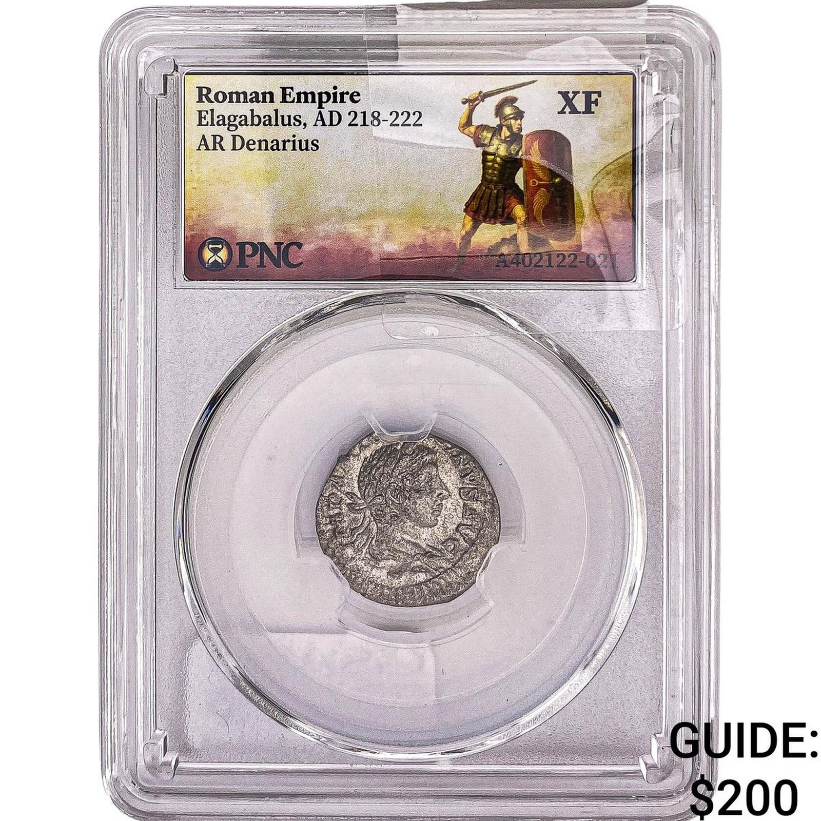 Roman Empire Elagabalus 218-222 AD Silver Denarius PNC XF: Roman Empire Elagabalus 218-222 AD Silver Denarius PNC XF