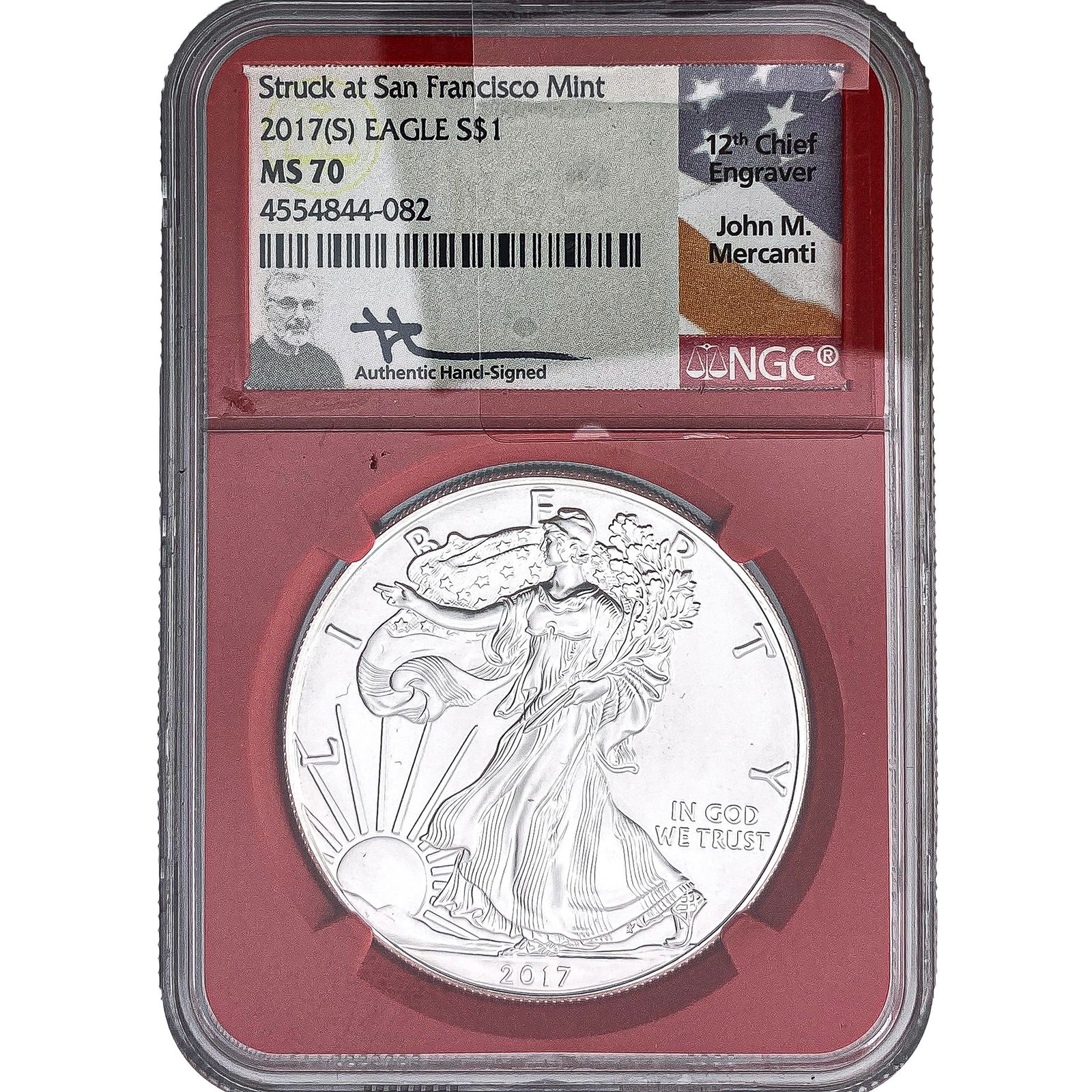 2017[S] Silver Eagle NGC MS70 (1 of 2)