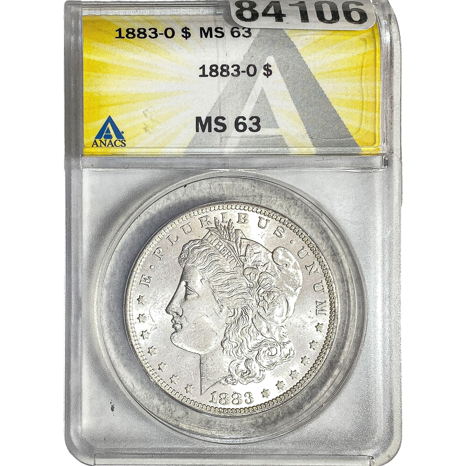 1883-O Morgan Silver Dollar ANACS MS63 (1 of 2)