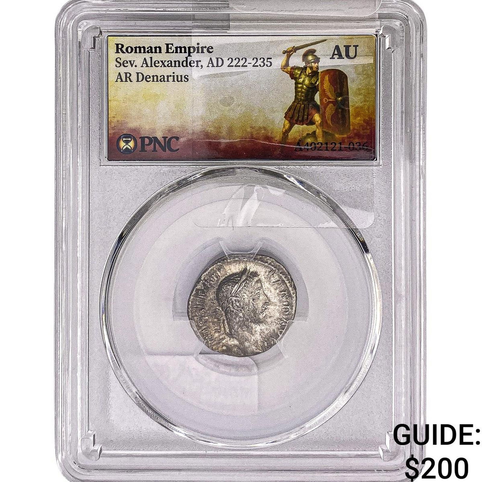 Roman Empire Sev. Alexander 222-235 AD Silver Denarius PNC AU (1 of 2)