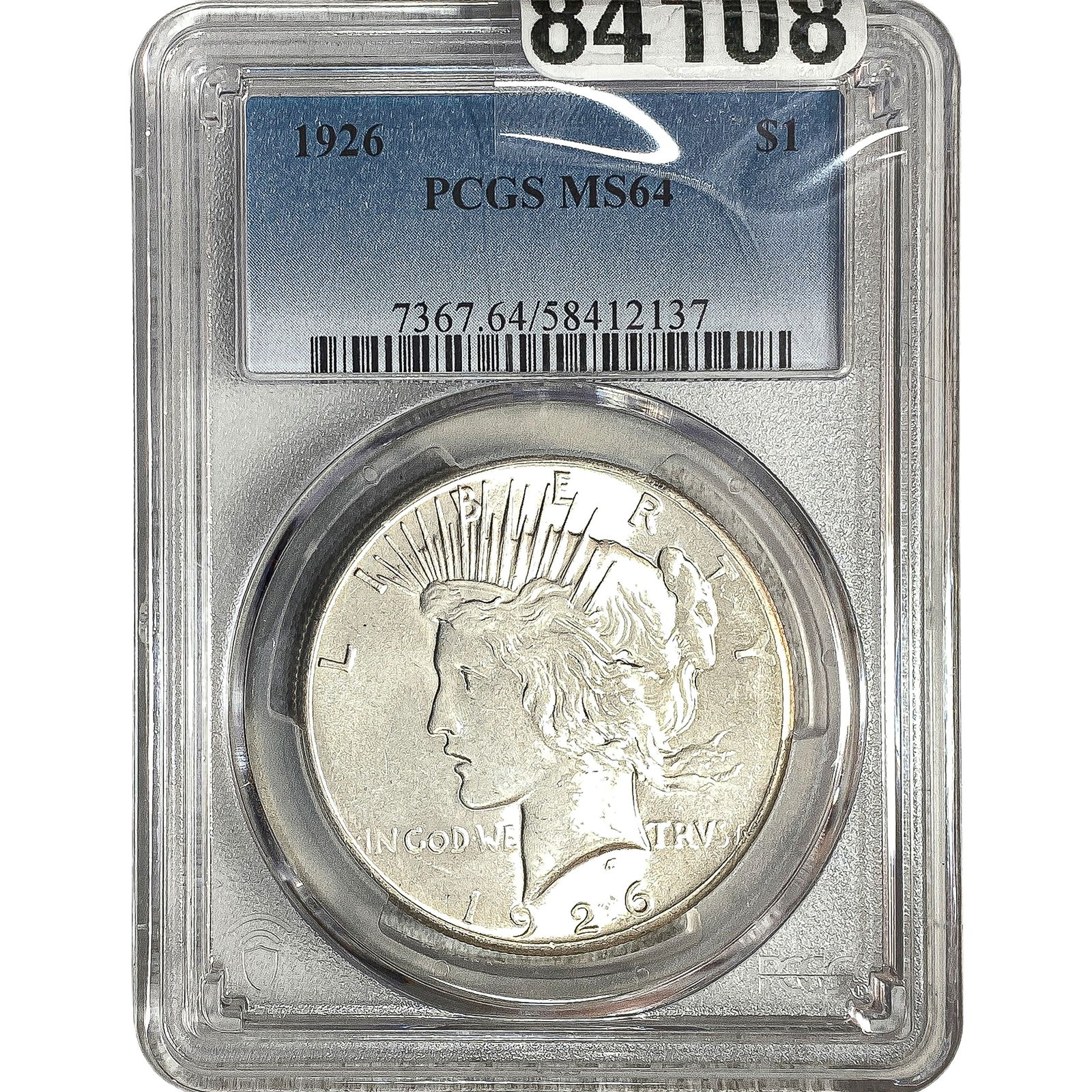 1926 Silver Peace Dollar PCGS MS64 (1 of 2)