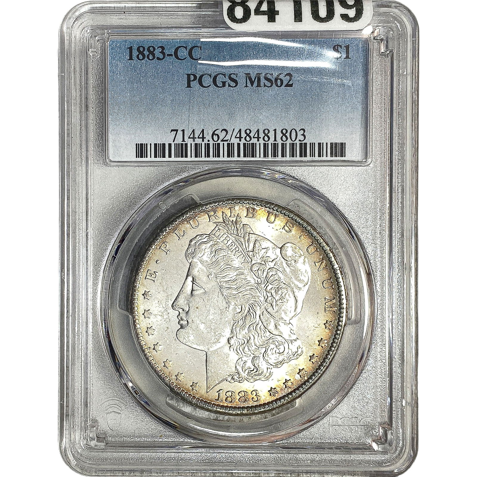 1883-CC Morgan Silver Dollar PCGS MS62 (1 of 2)