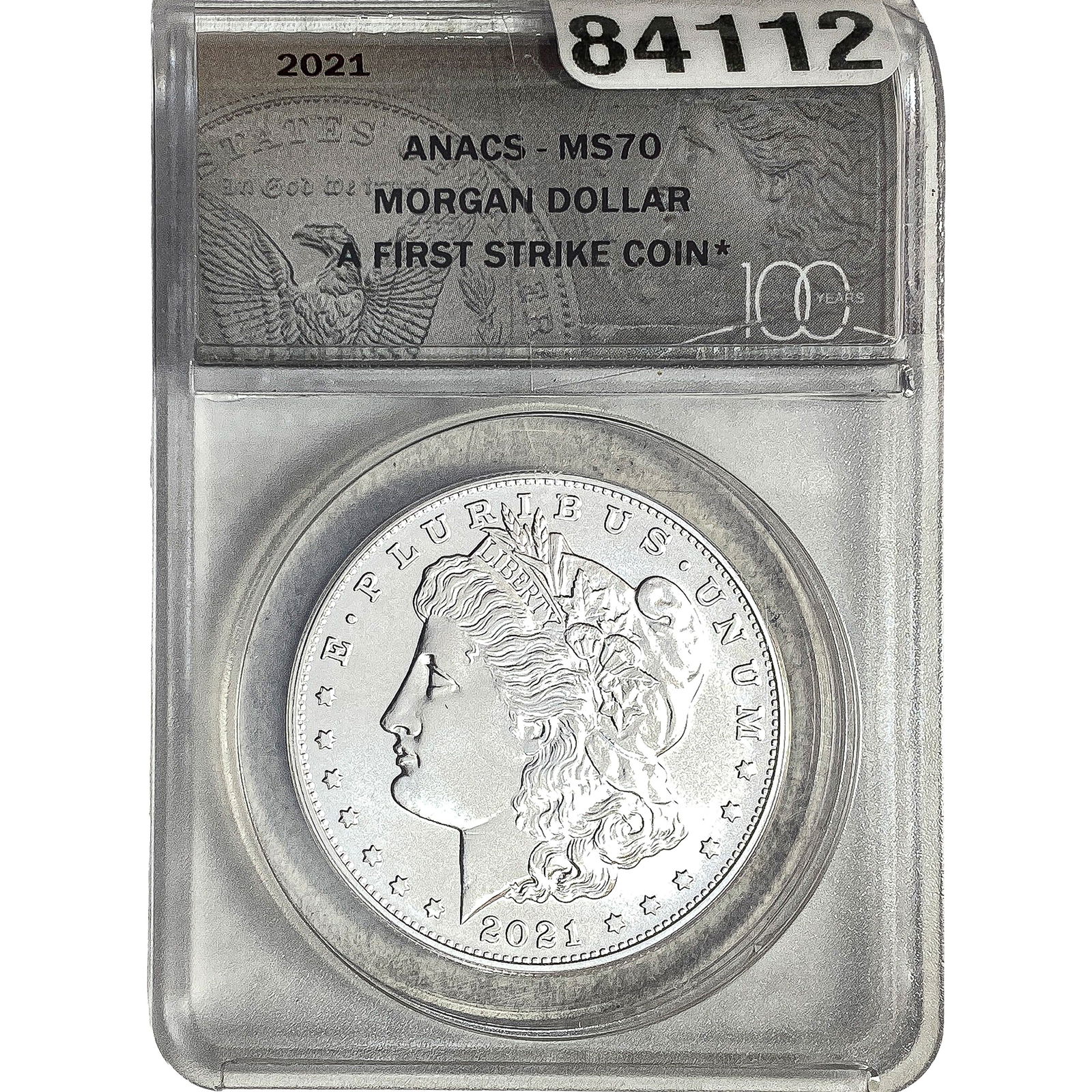 2021 Morgan Silver Dollar ANACS MS70 First Strike: 2021 Morgan Silver Dollar ANACS MS70 First Strike