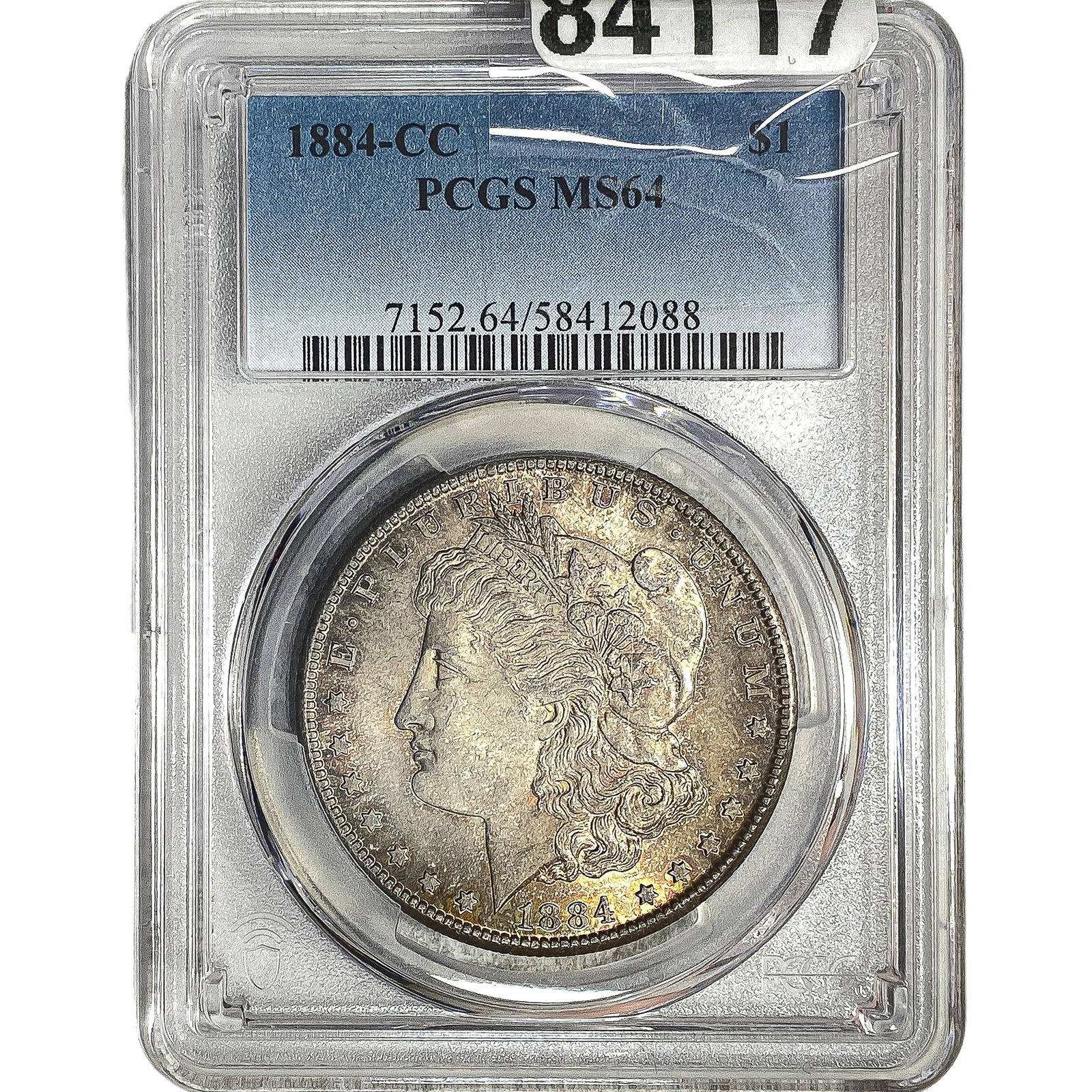 1884-CC Morgan Silver Dollar PCGS MS64 (1 of 2)