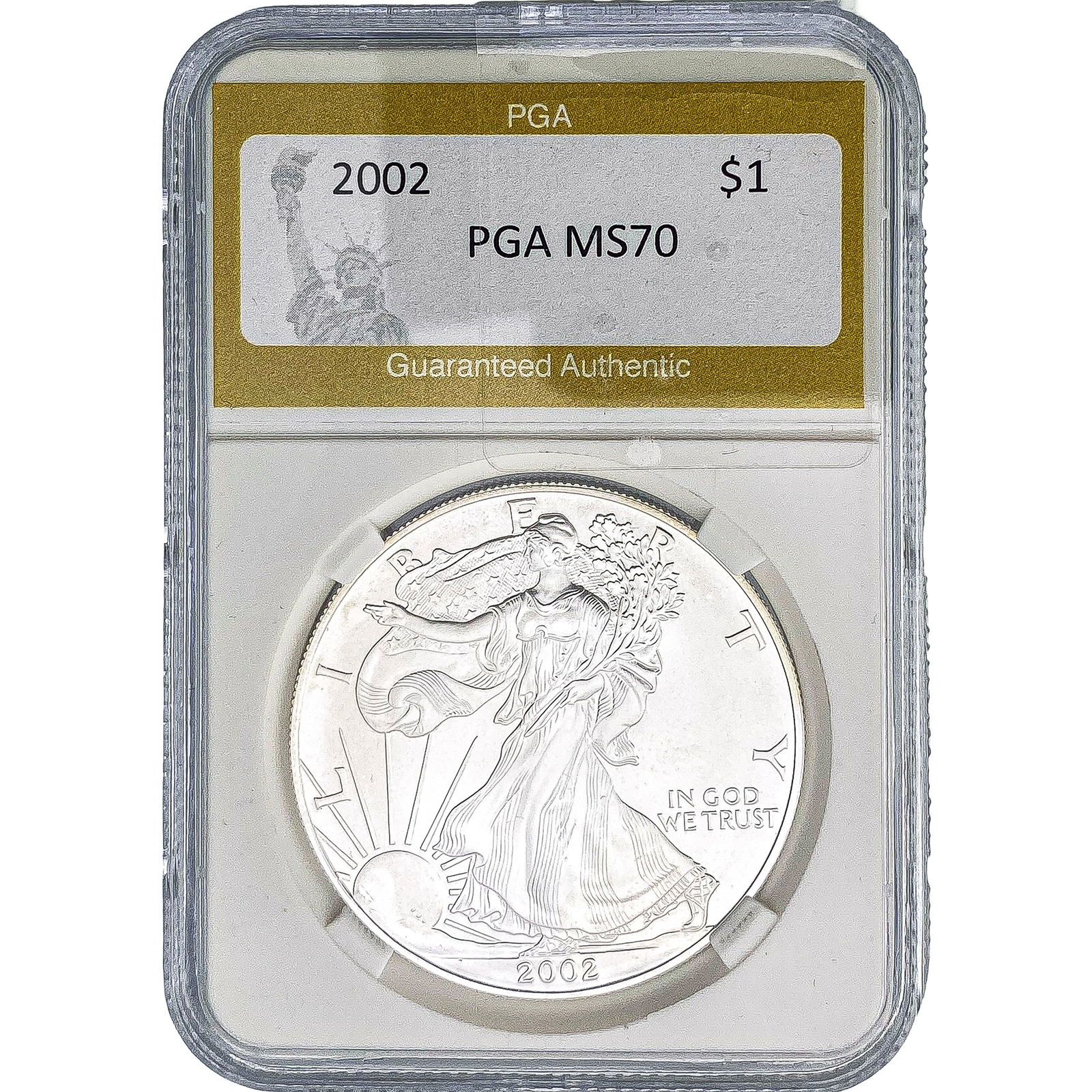 2002 Silver Eagle PGA MS70: 2002 Silver Eagle PGA MS70