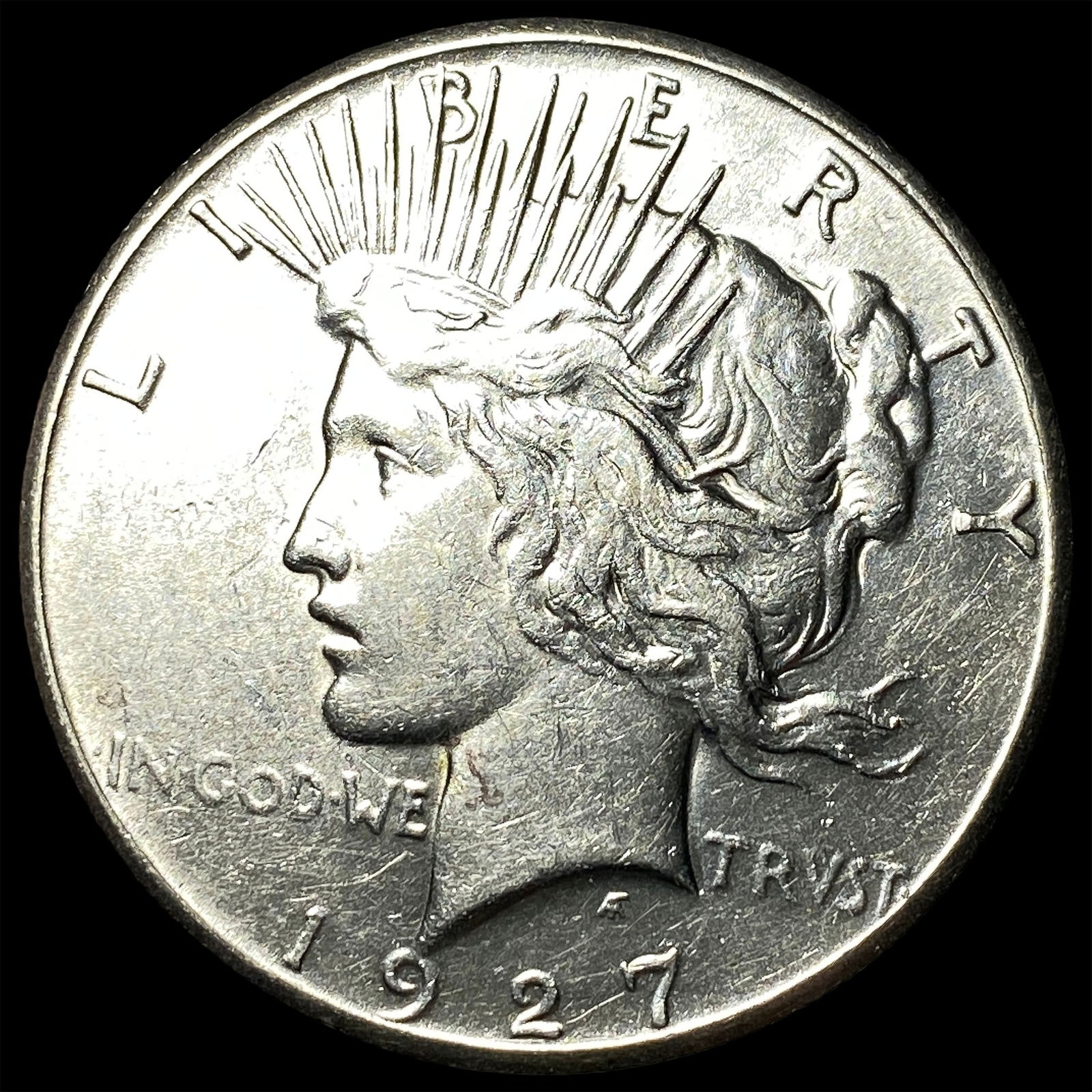 1927 Peace Silver Dollar CLOSELY UNCIRCULATED (1 of 2)