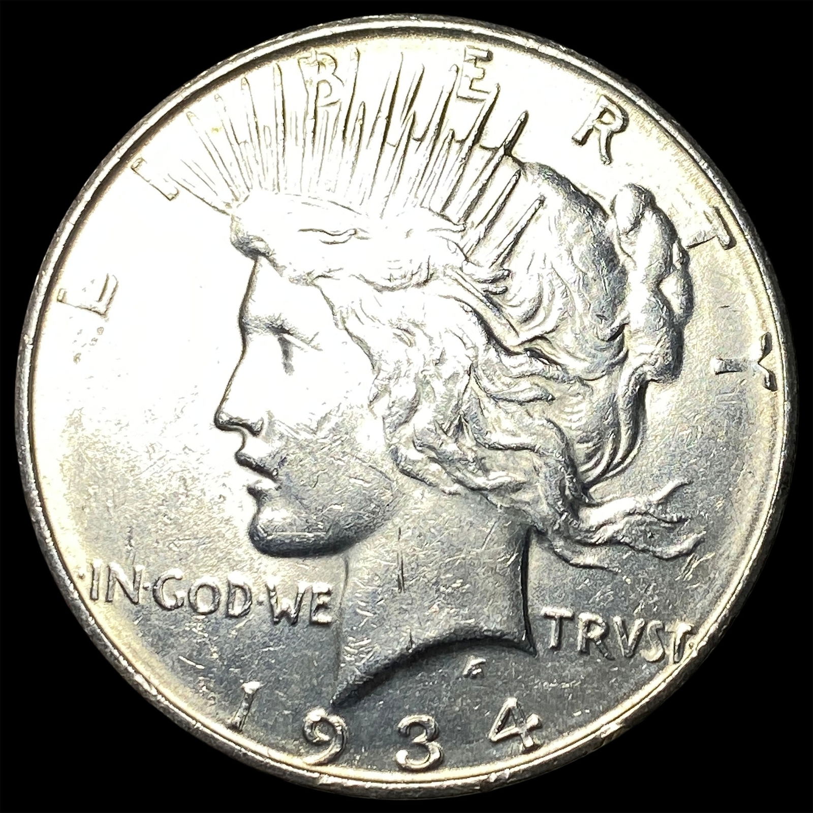 1934 Silver Peace Dollar UNCIRCULATED: 1934 Silver Peace Dollar UNCIRCULATED