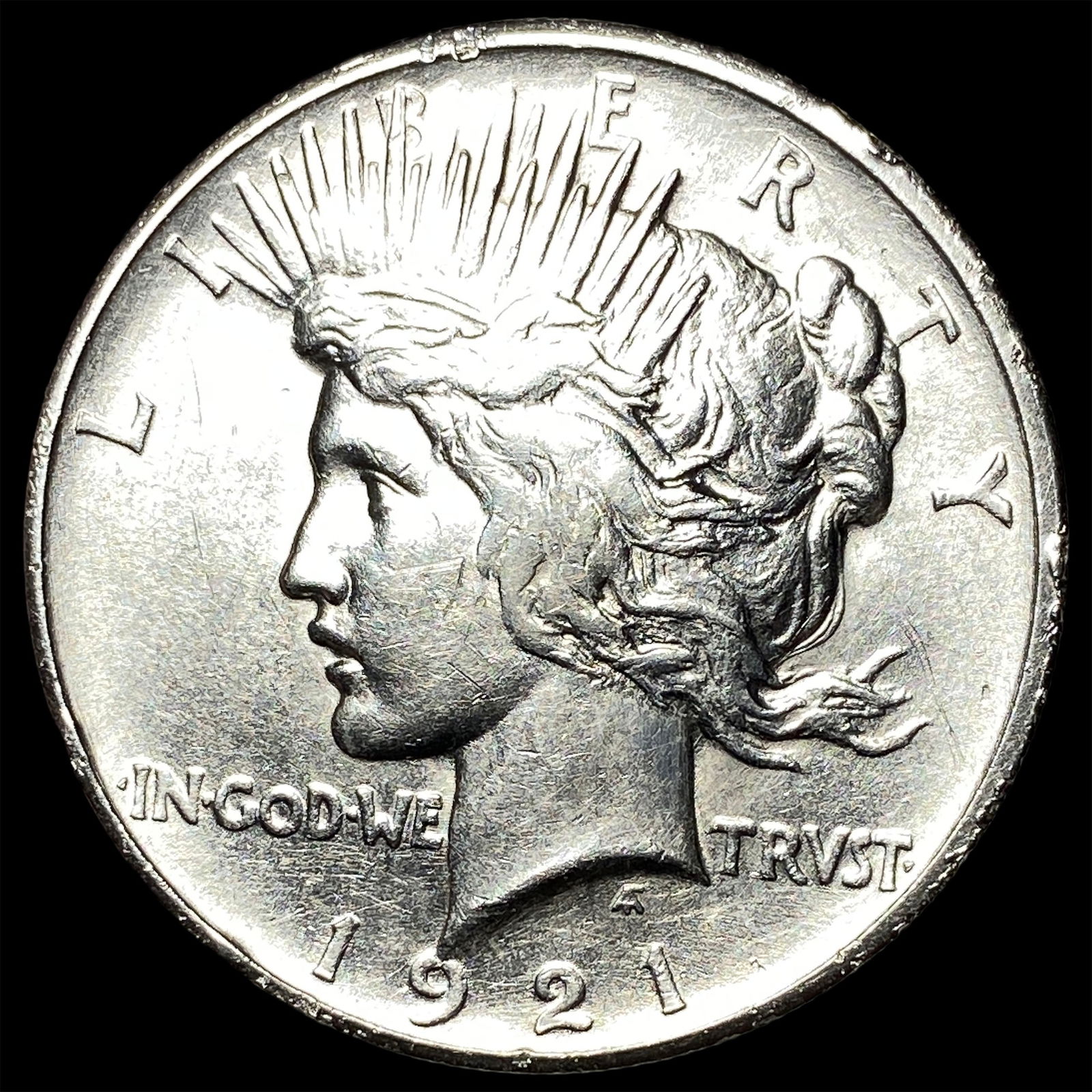 1921 Silver Peace Dollar CHOICE AU (1 of 2)
