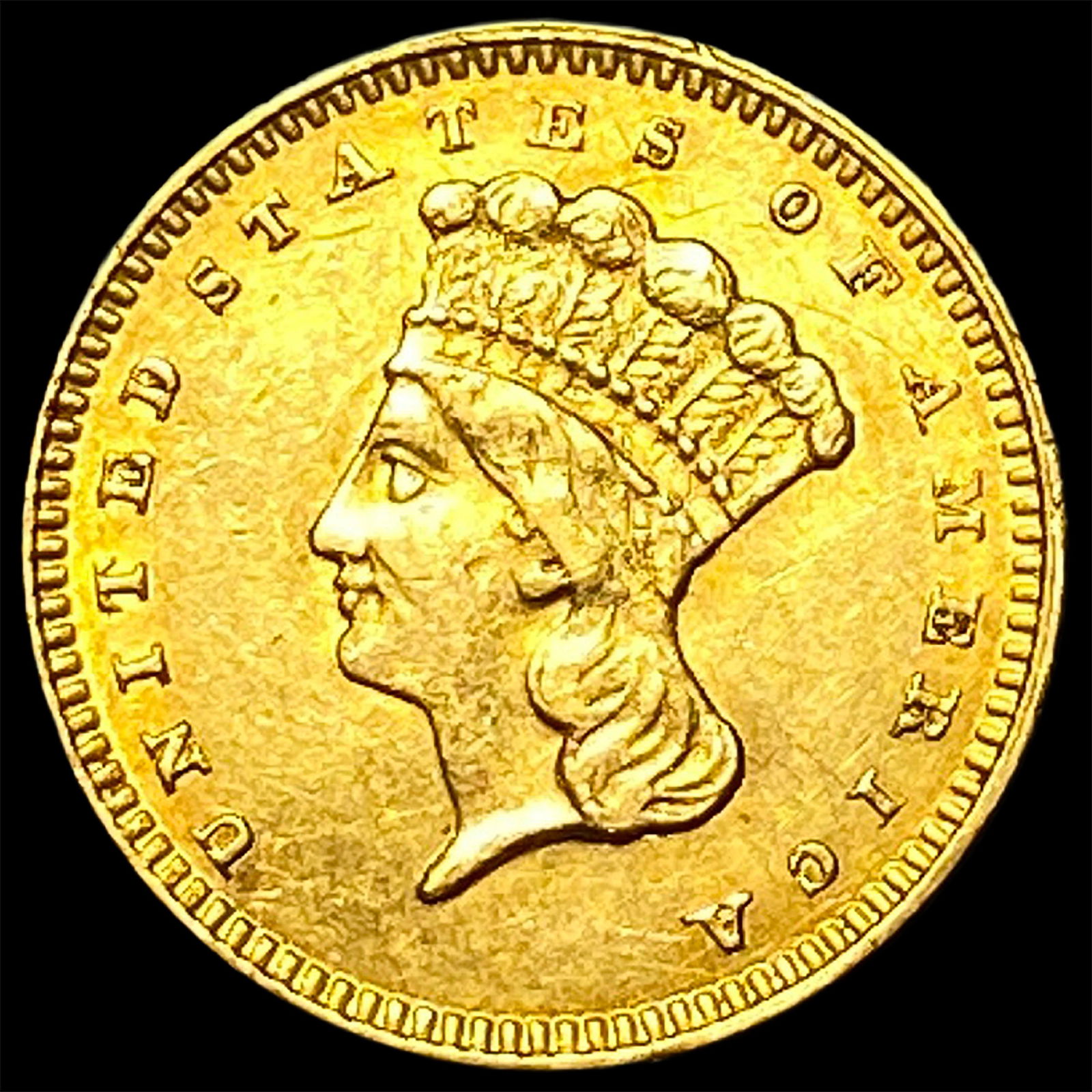 1850 Gold $1 Indian Head Type 1 CLOSELY UNCIRCULATED (1 of 2)