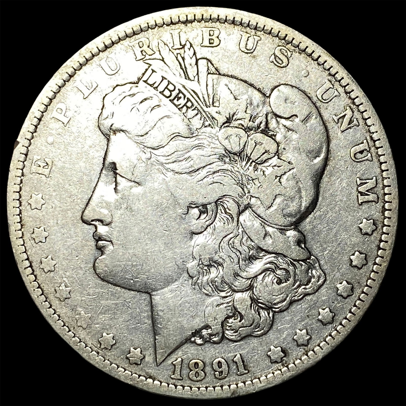 1891-O Silver Morgan Dollar LIGHTLY CIRCULATED (1 of 2)