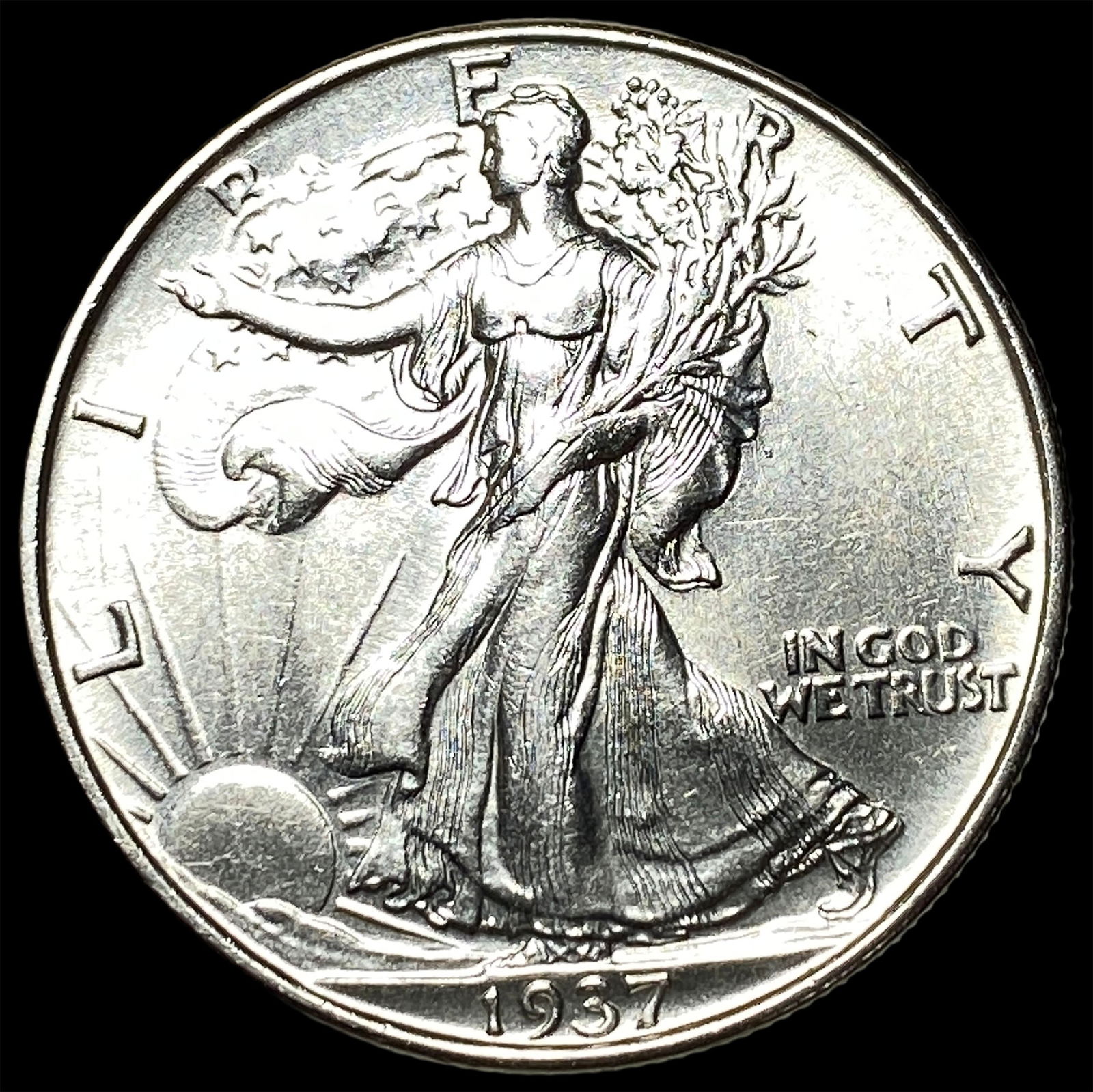 1943-S Silver Walking Liberty Half Dollar UNCIRCULATED (1 of 2)
