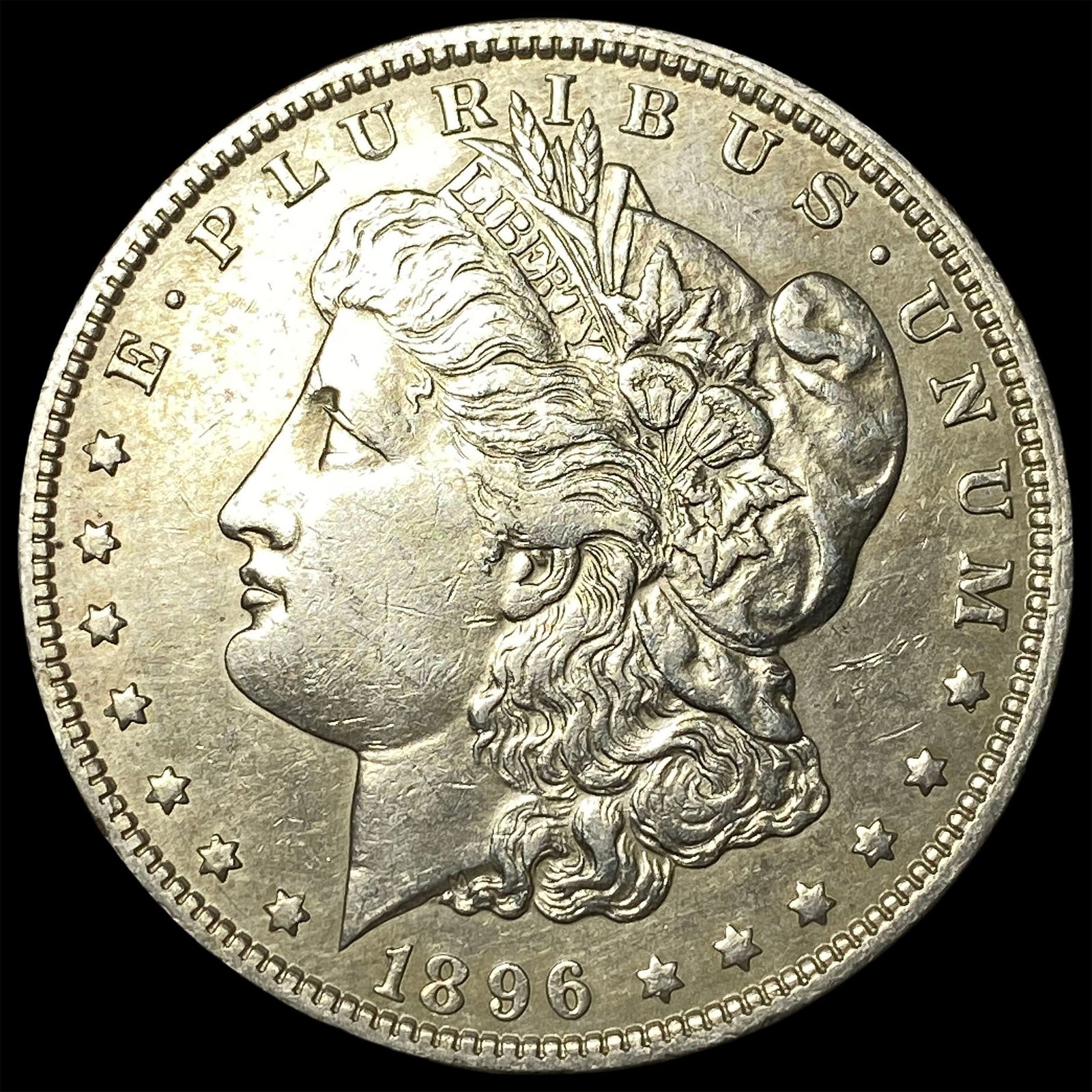 1896-O Silver Morgan Dollar CLOSELY UNCIRCULATED (1 of 2)