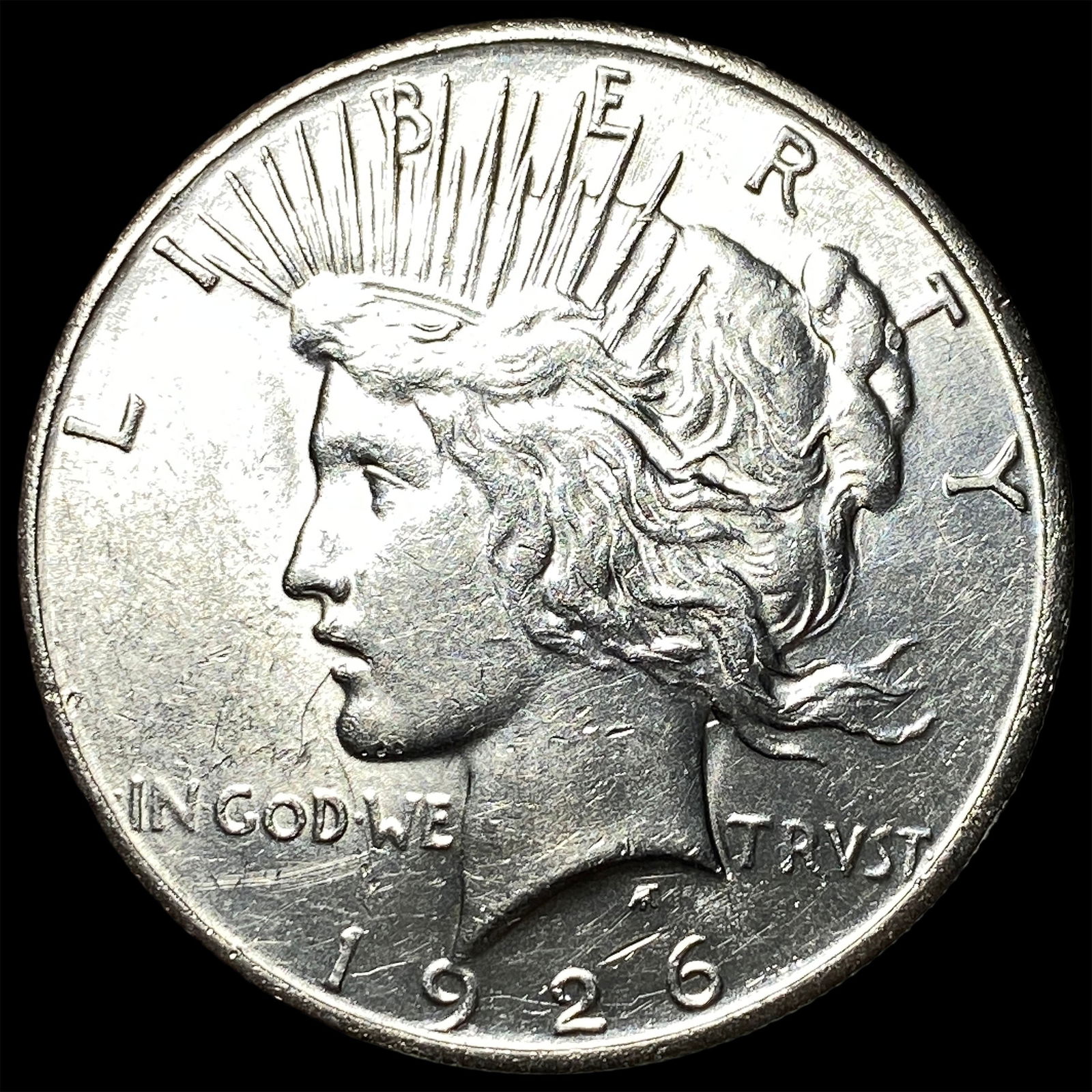 1926-S Silver Peace Dollar CHOICE AU (1 of 2)