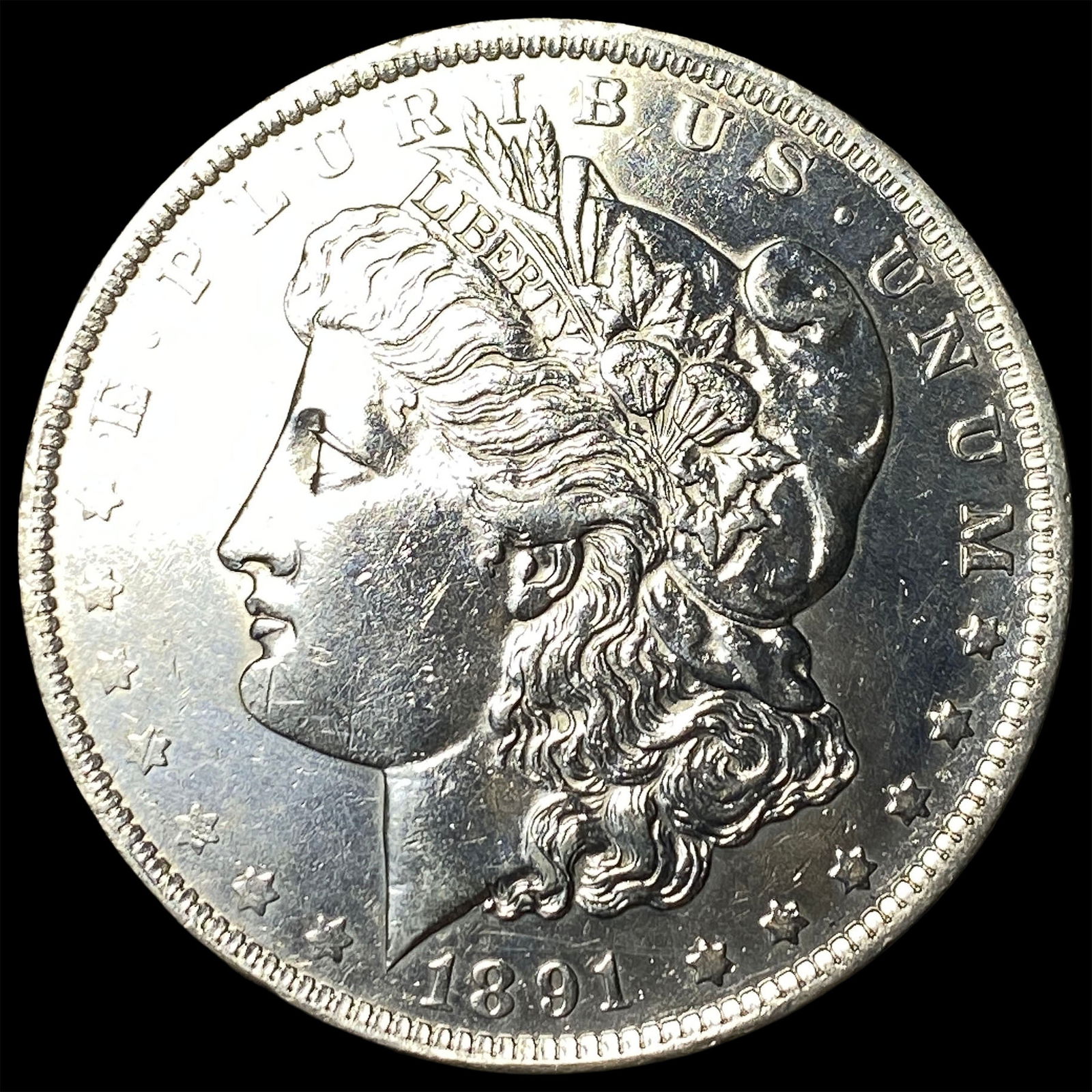 1891-O Silver Morgan Dollar CLOSELY UNCIRCULATED (1 of 2)