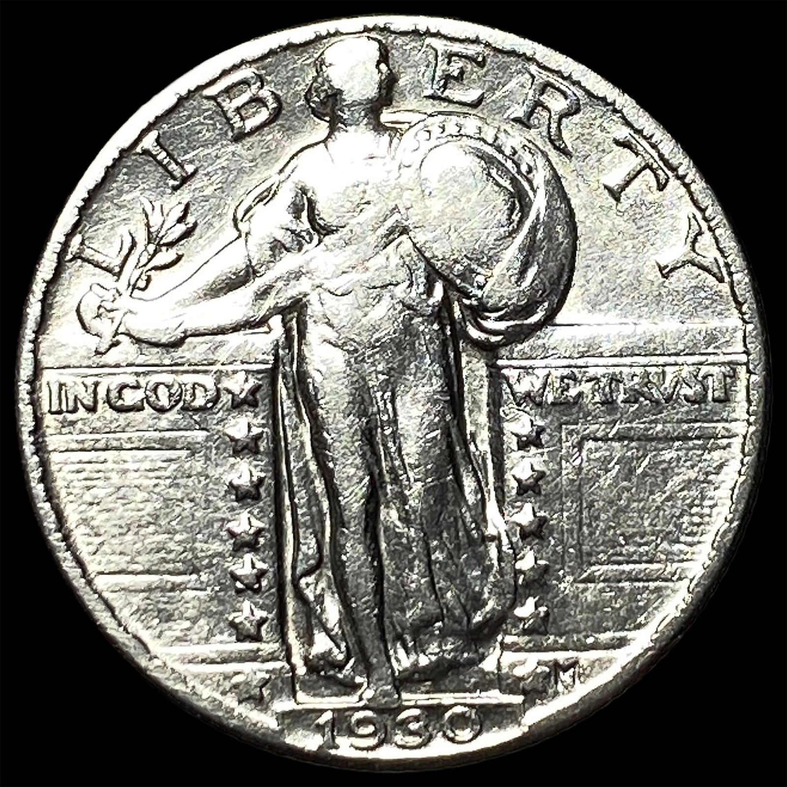 1930-M Standing Liberty Silver Quarter NEARLY UNCIRCULATED (1 of 2)
