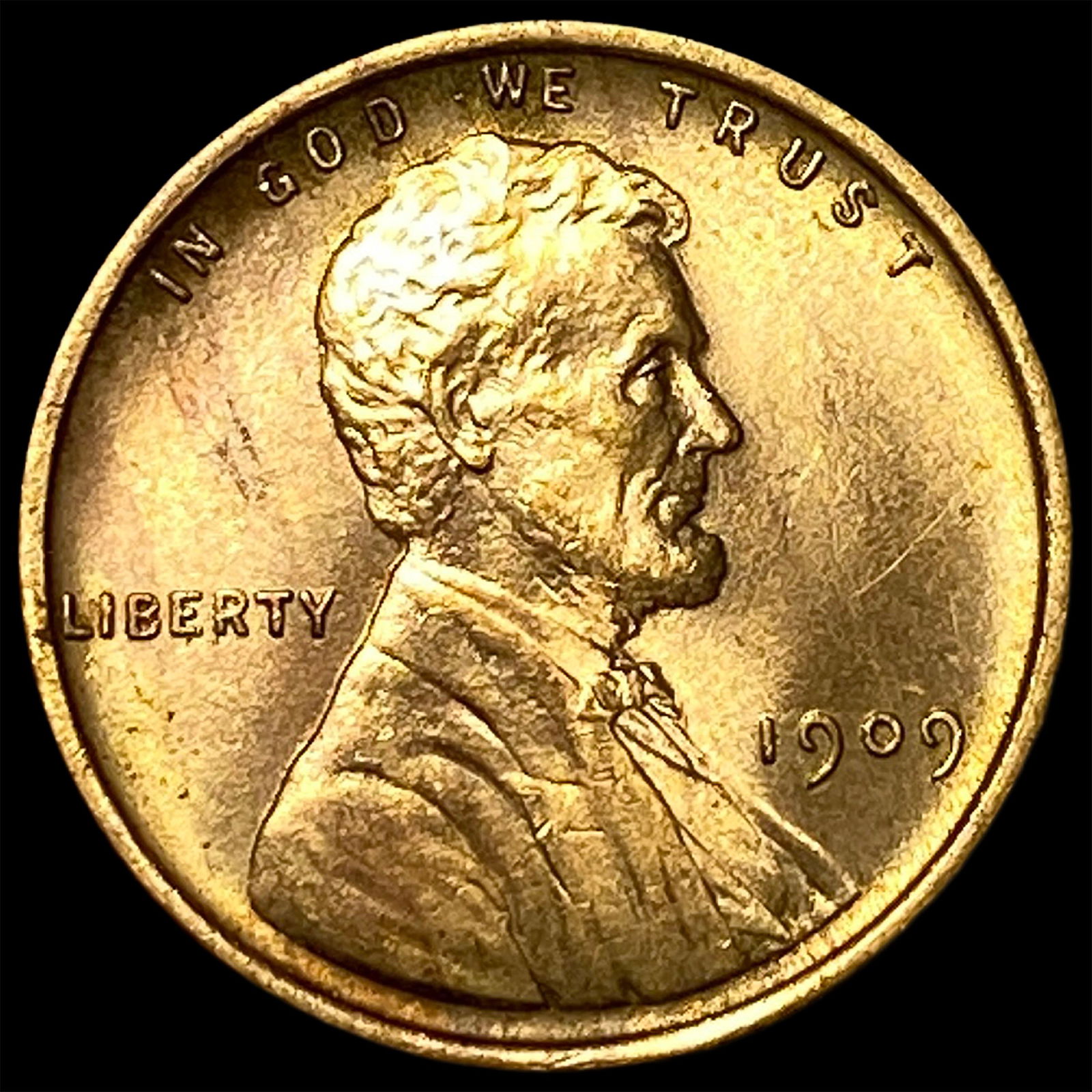 1909 Lincoln Wheat Cent CHOICE BU (1 of 2)