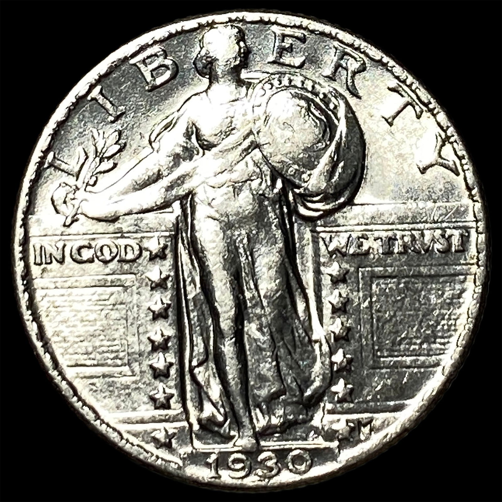 1930 Standing Liberty Quarter CHOICE AU: 1930 Standing Liberty Quarter CHOICE AU
