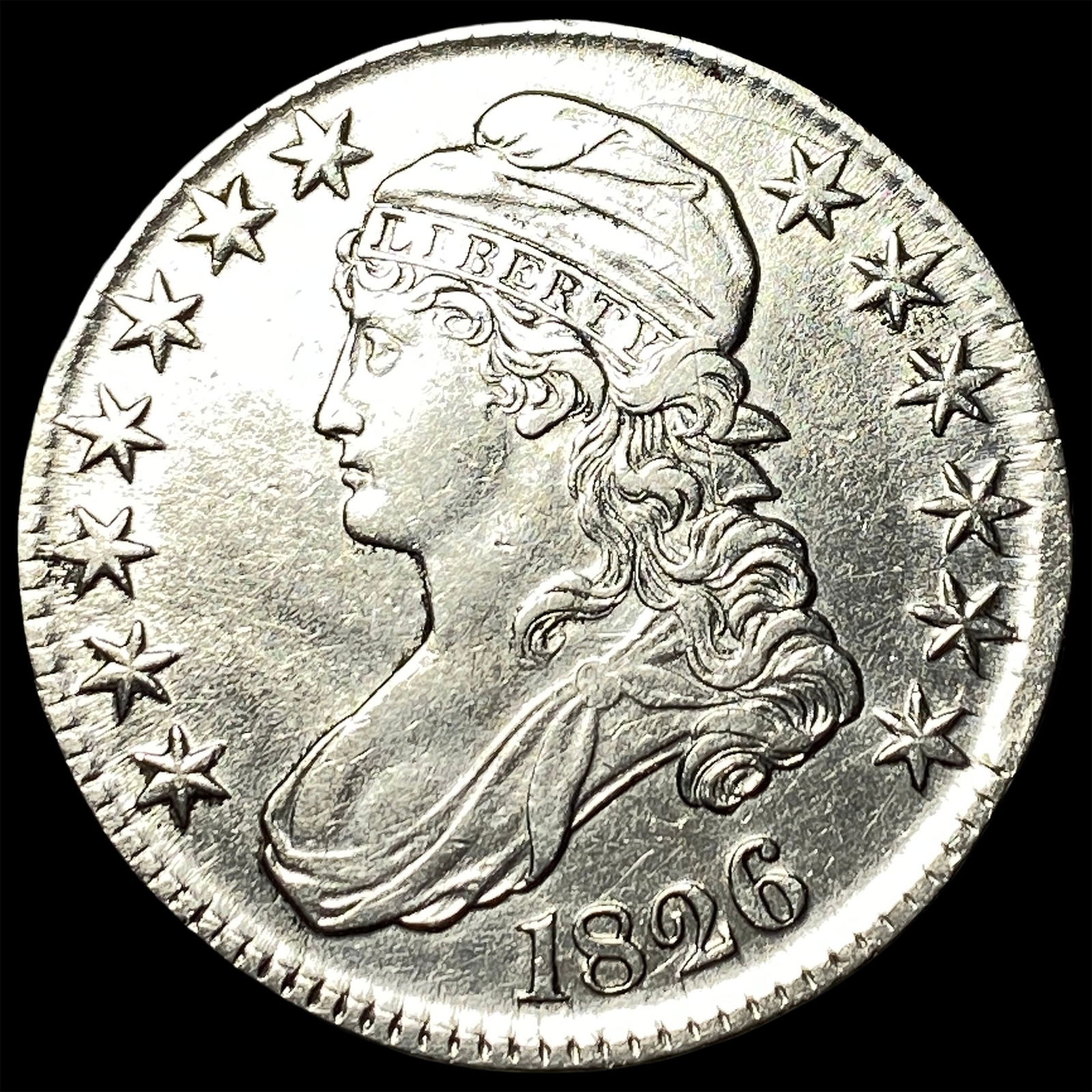 1826 Capped Bust Half Dollar NEARLY UNCIRCULATED (1 of 2)