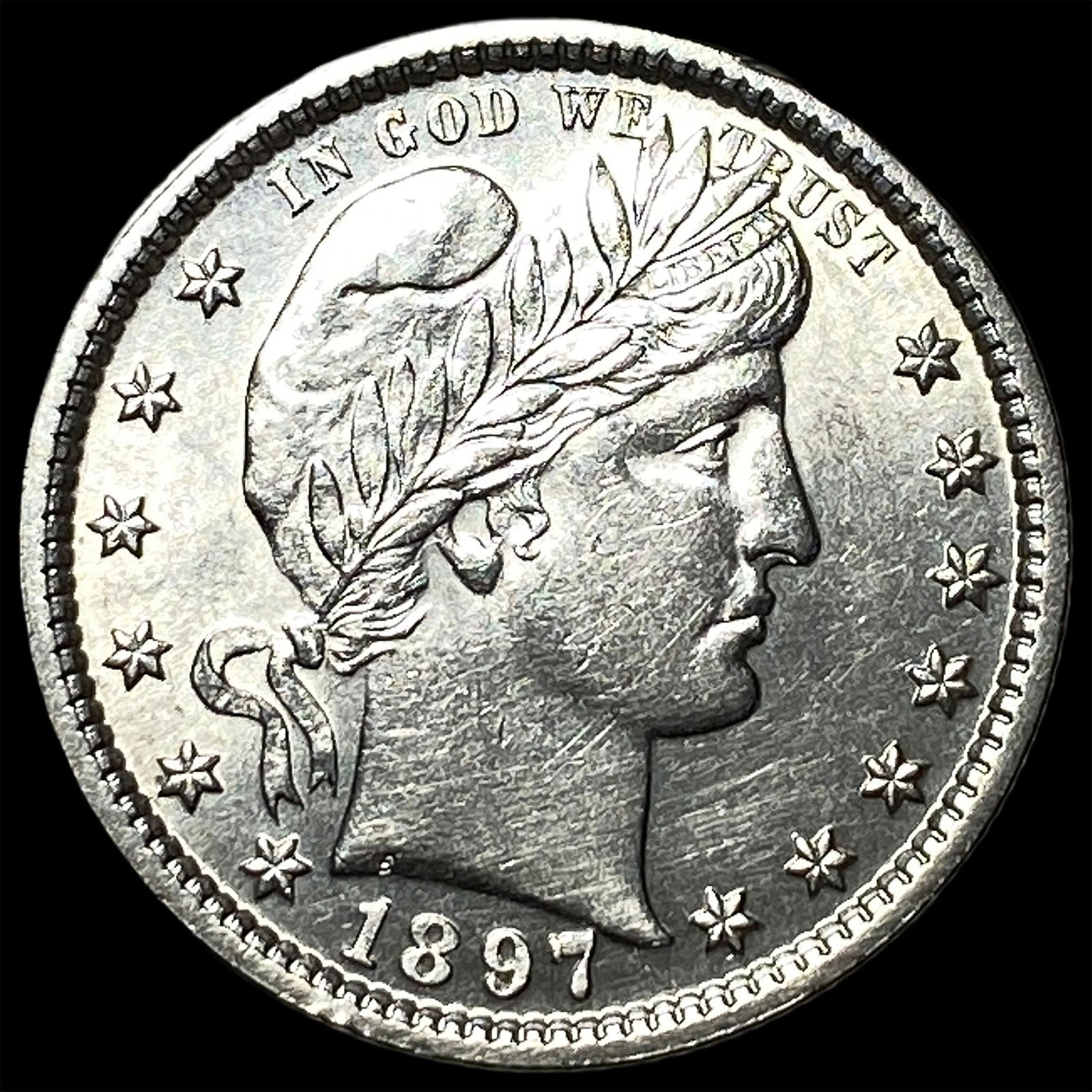 1897 Barber Silver Quarter UNCIRCULATED (1 of 2)