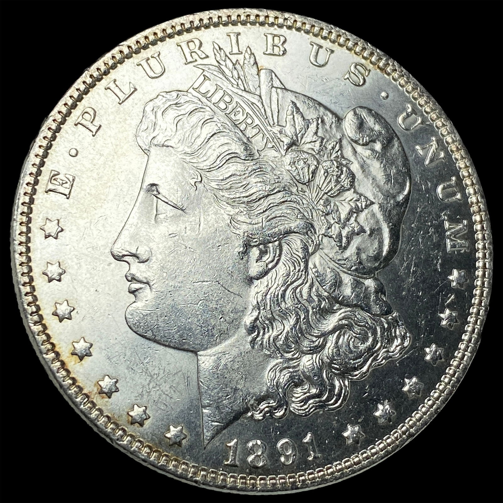 1891 Morgan Silver Dollar CHOICE BU (1 of 2)