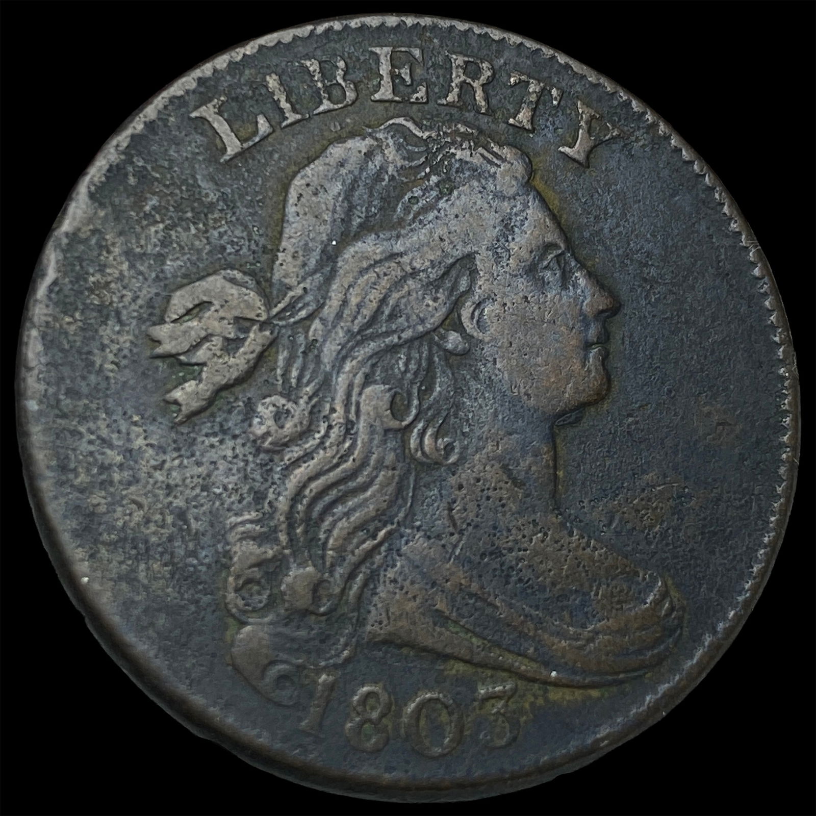1803 Draped Bust Large Cent LIGHTLY CIRCULATED (1 of 2)