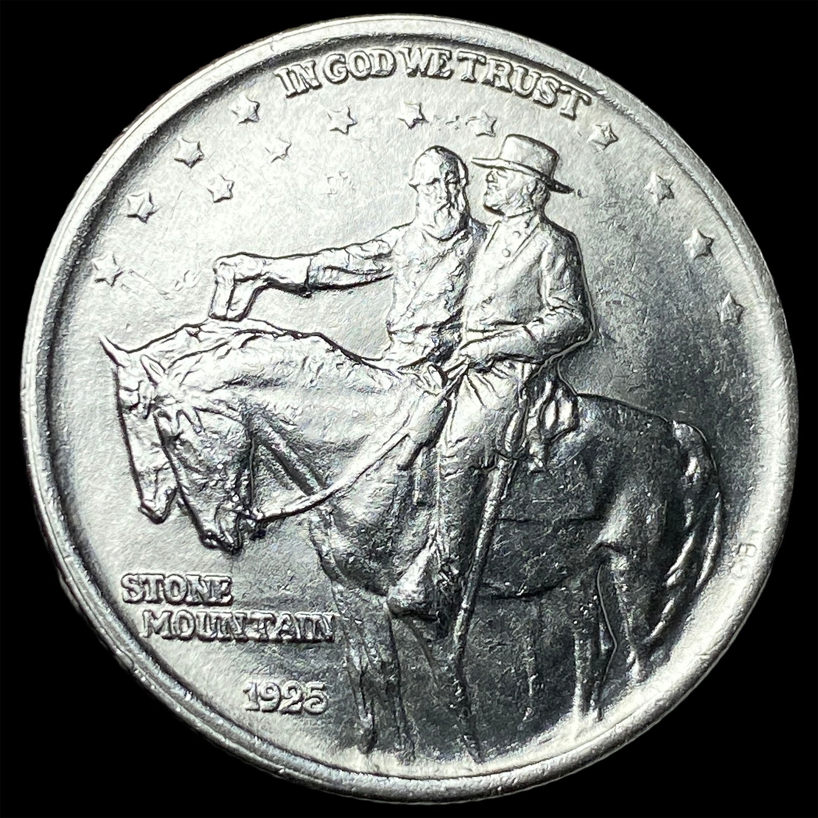 1925 Silver Stone Mountain Half Dollar UNCIRCULATED (1 of 2)