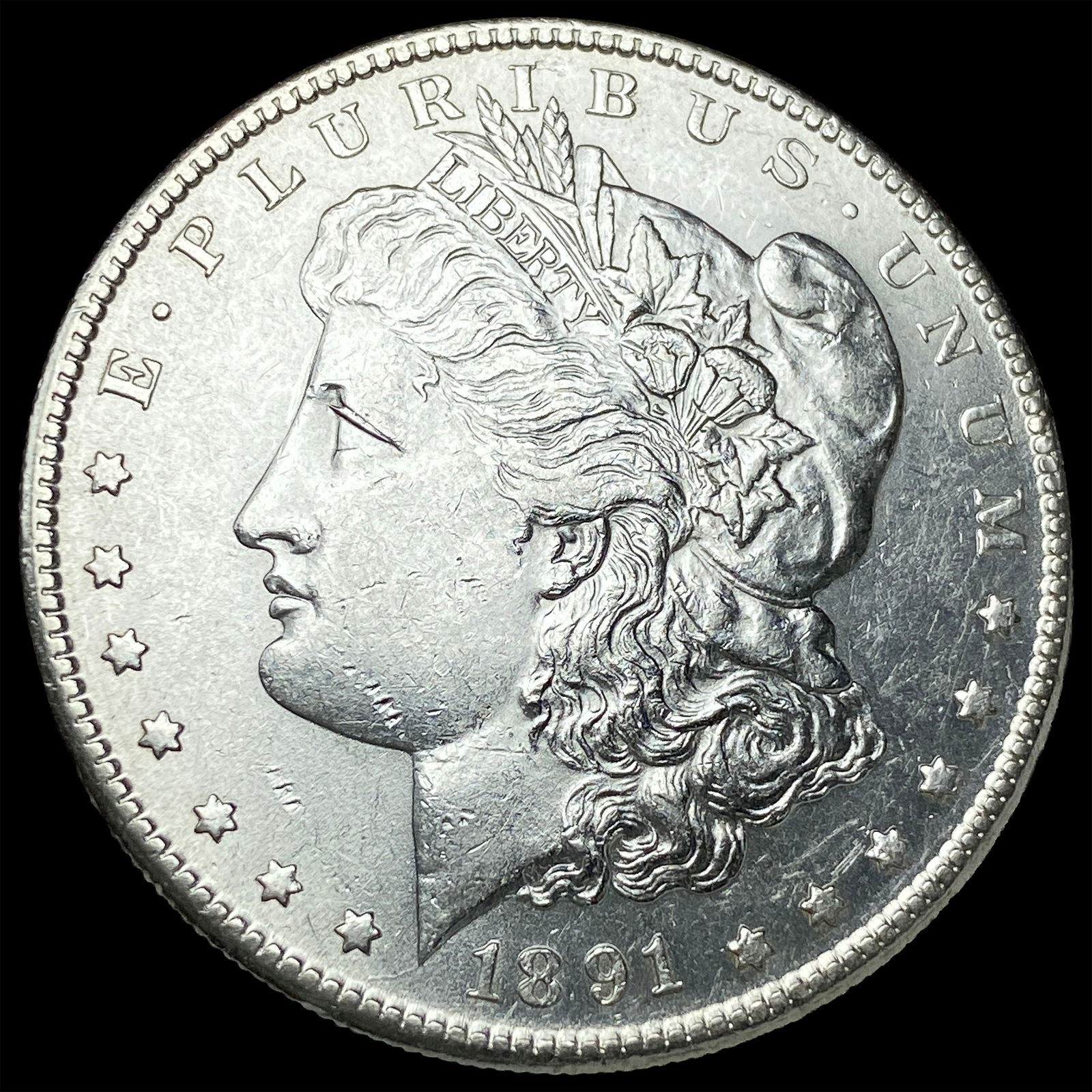 1891-S Silver Morgan Dollar UNCIRCULATED: 1891-S Silver Morgan Dollar UNCIRCULATED