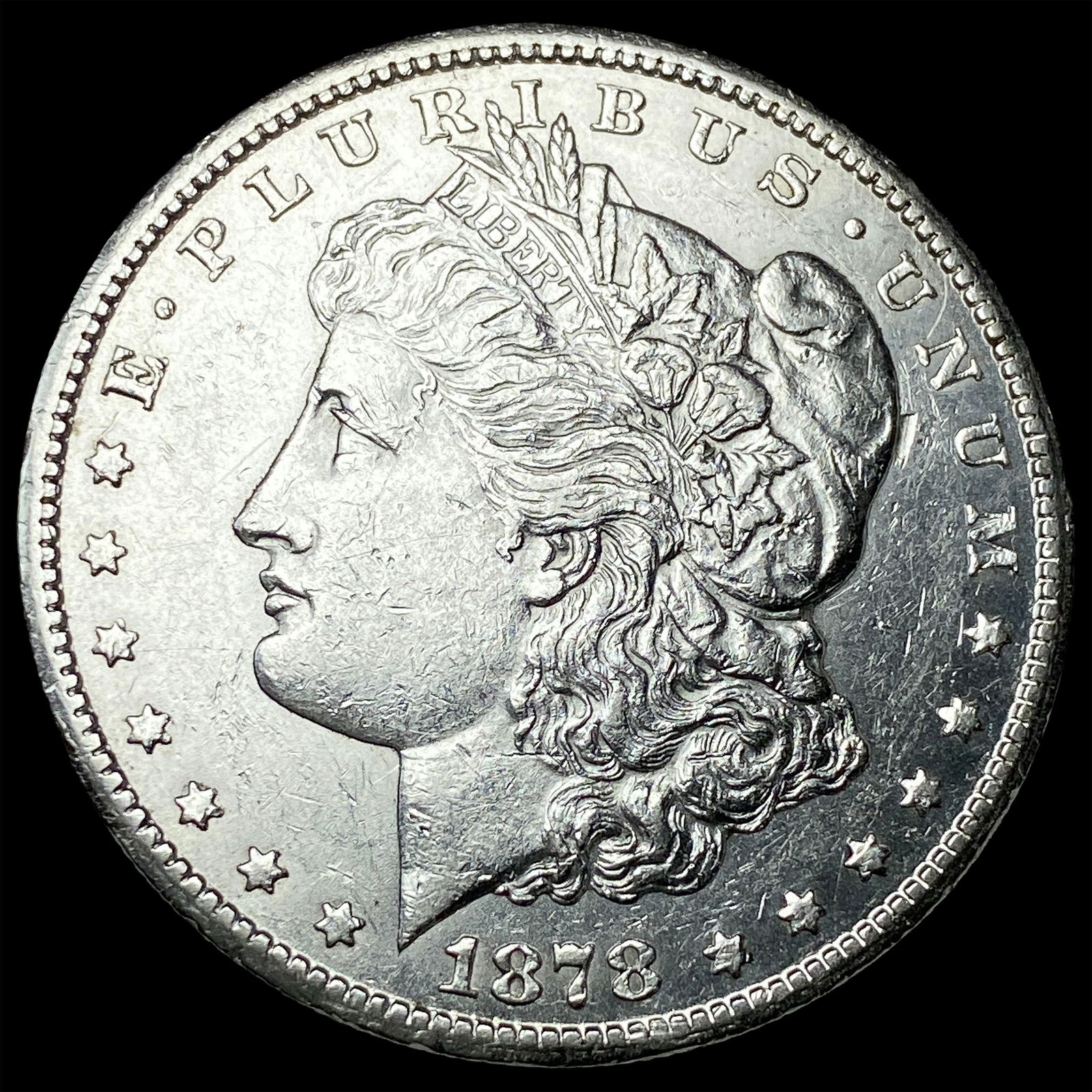 1878-S Silver Morgan Dollar CLOSELY UNCIRCULATED (1 of 2)