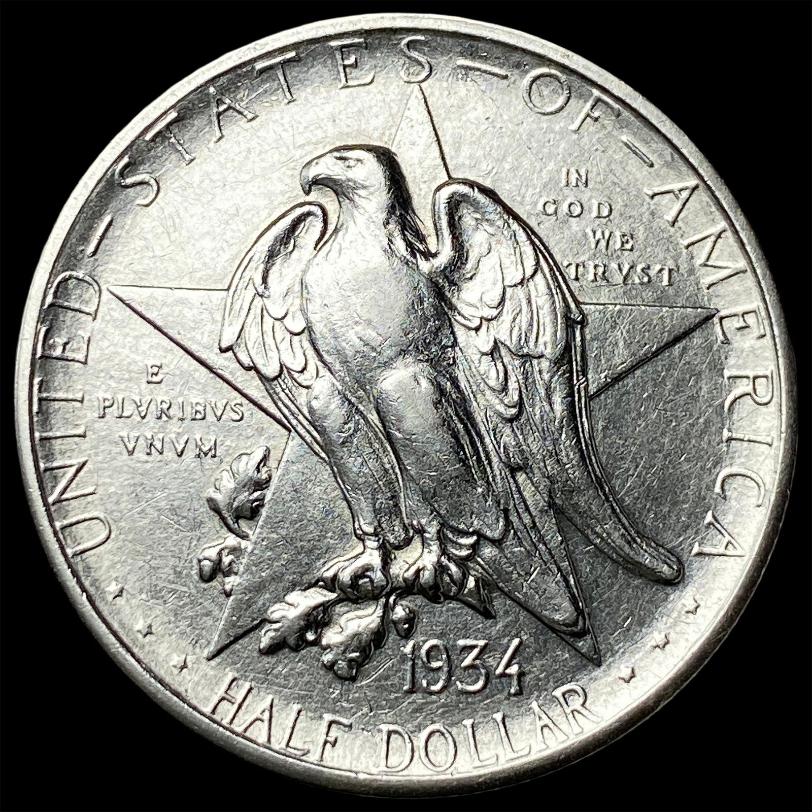 1934 Silver Half Dollar Texas Centennial CLOSELY UNCIRCULATED (1 of 2)