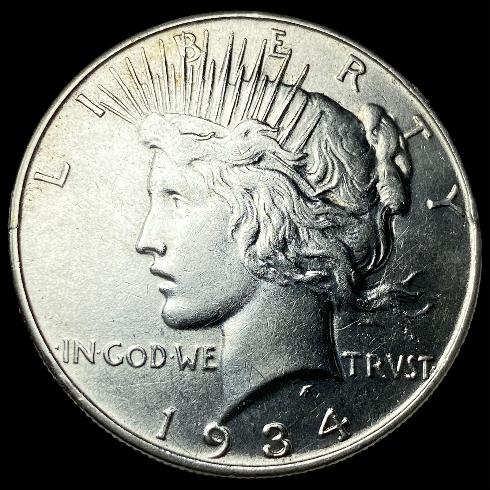 1934 Silver Peace Dollar UNCIRCULATED: 1934 Silver Peace Dollar UNCIRCULATED