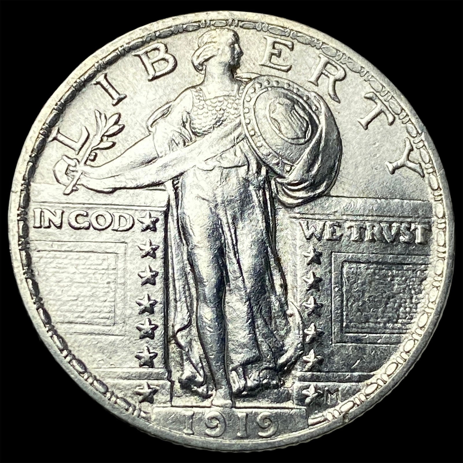 1919 Standing Liberty Silver Quarter UNCIRCULATED (1 of 2)