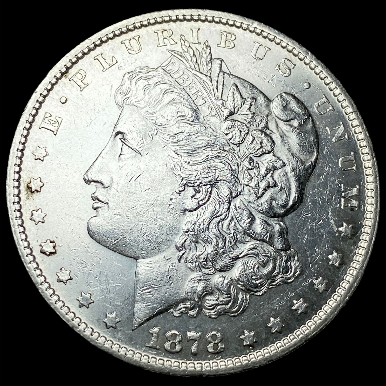 1878 Silver Morgan Dollar UNCIRCULATED: 1878 Silver Morgan Dollar UNCIRCULATED