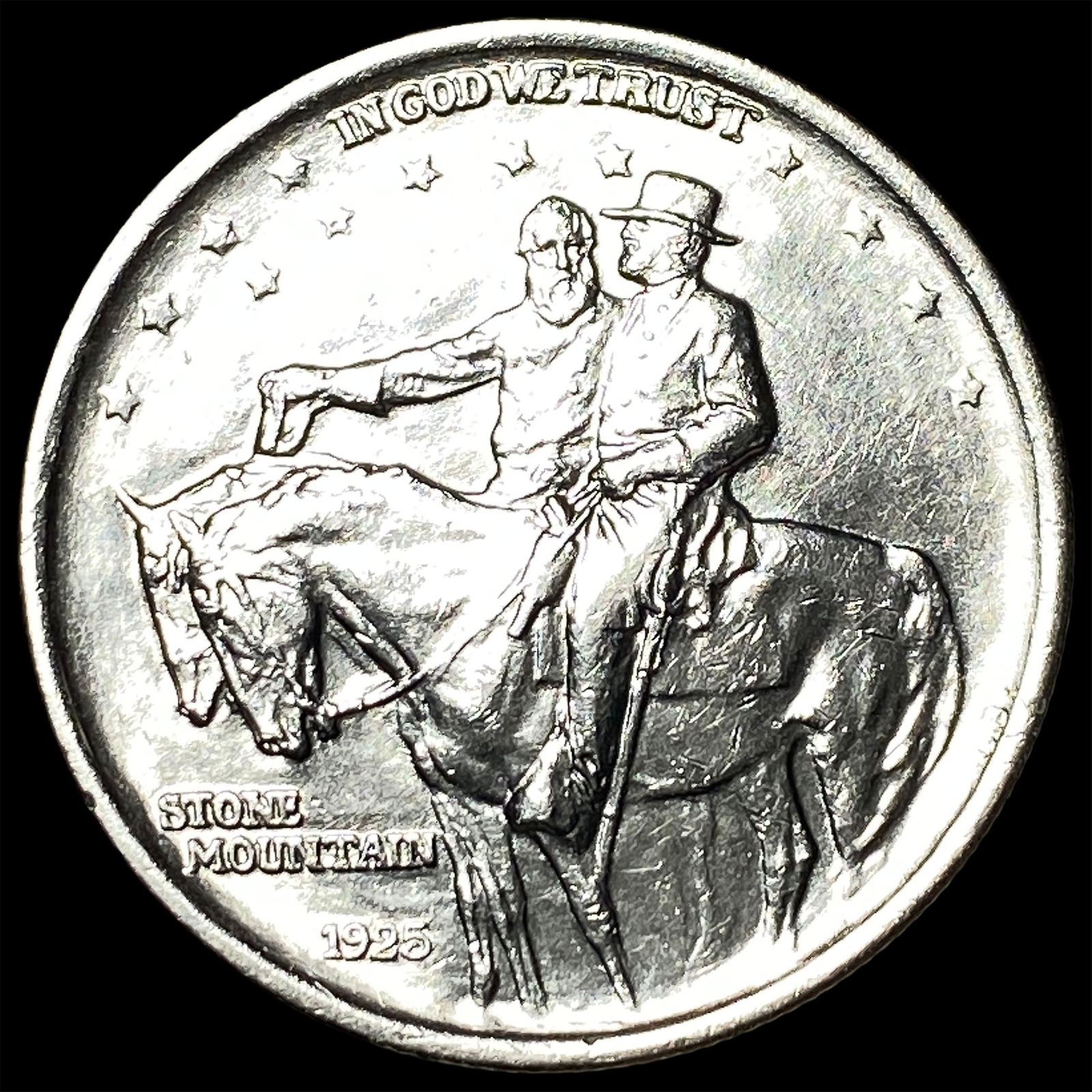 1925 Silver Half Dollar Stone Mountain CLOSELY UNCIRCULATED: 1925 Silver Half Dollar Stone Mountain CLOSELY UNCIRCULATED