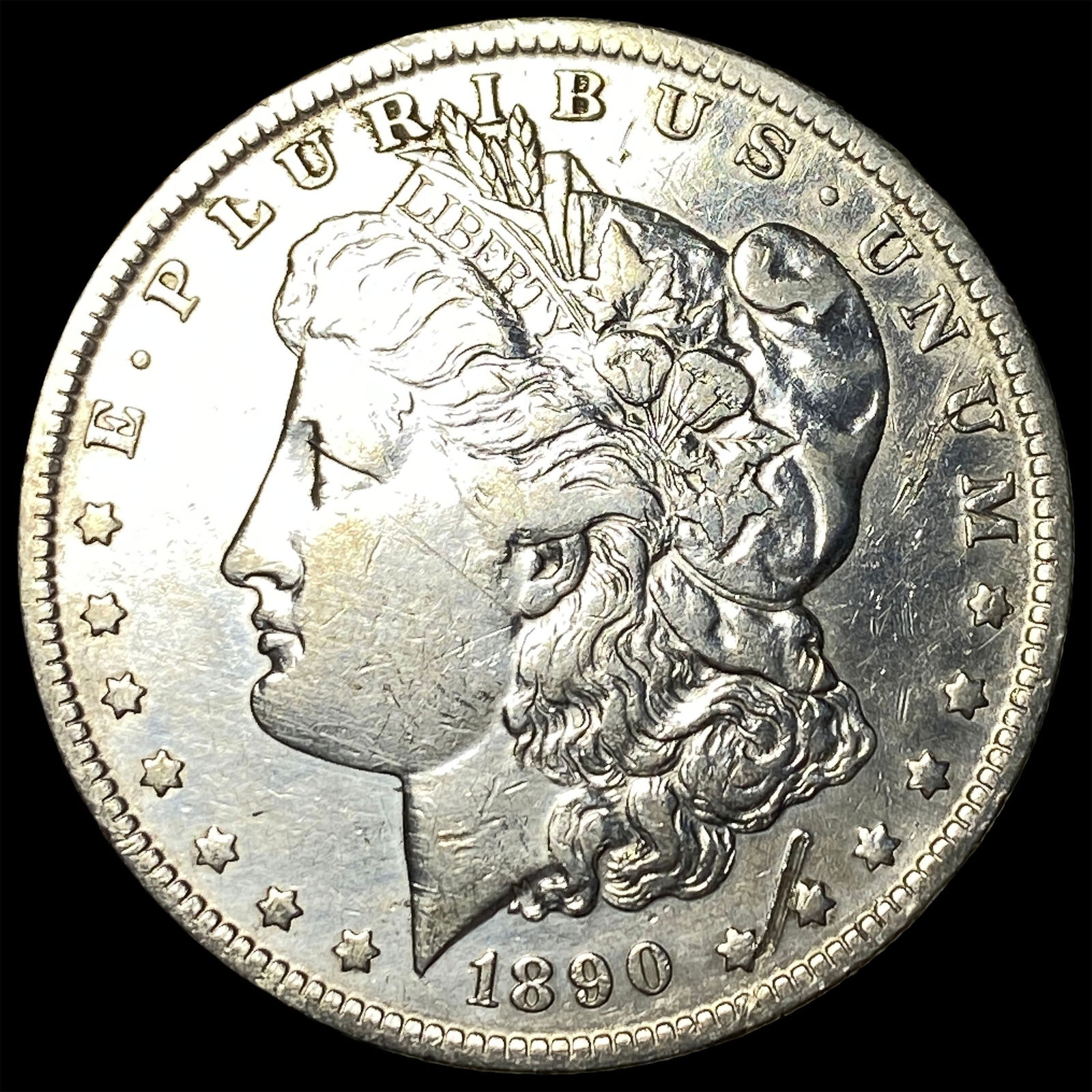 1890-O Silver Morgan Dollar NEARLY UNCIRCULATED (1 of 2)