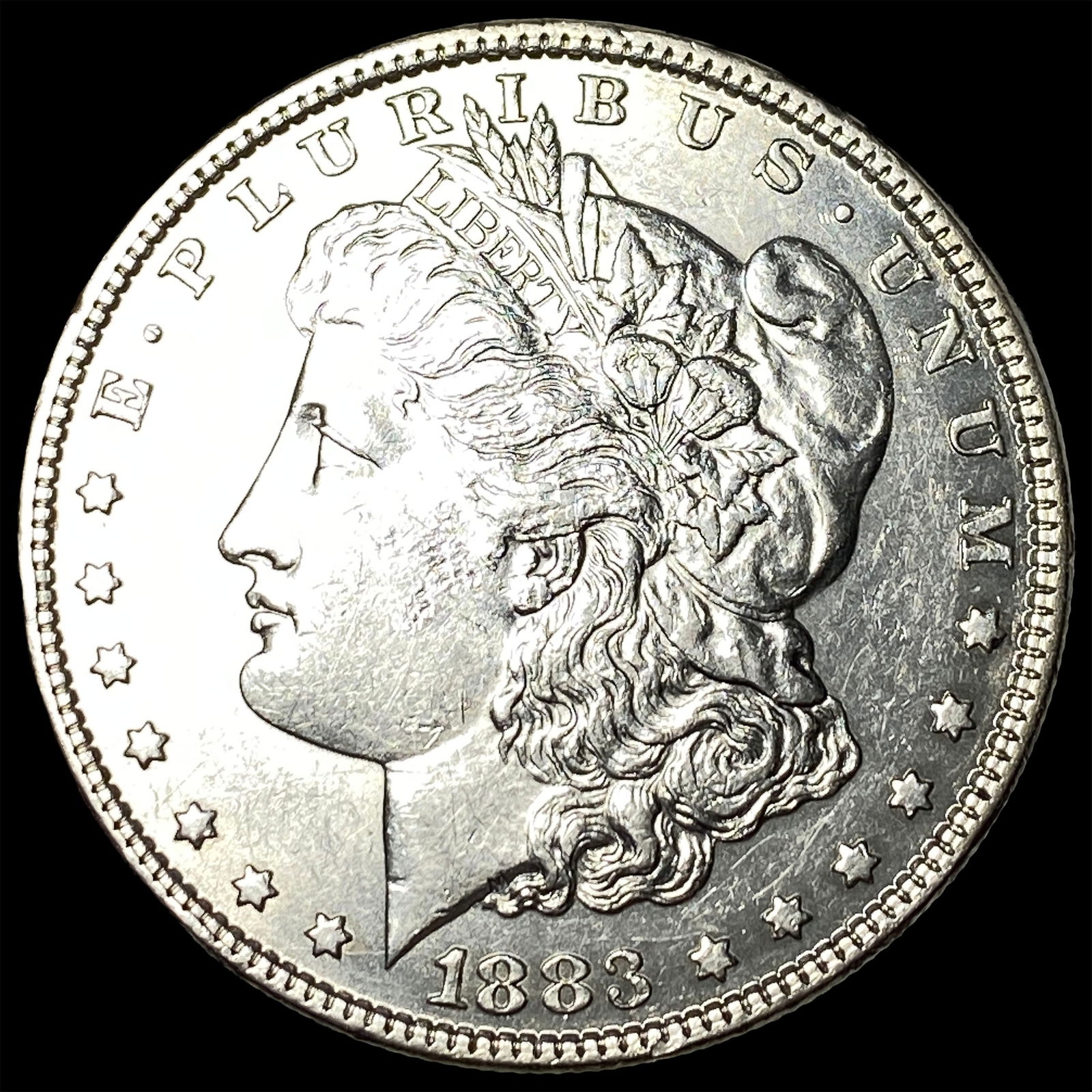 1883 Silver Morgan Dollar CLOSELY UNCIRCULATED: 1883 Silver Morgan Dollar CLOSELY UNCIRCULATED